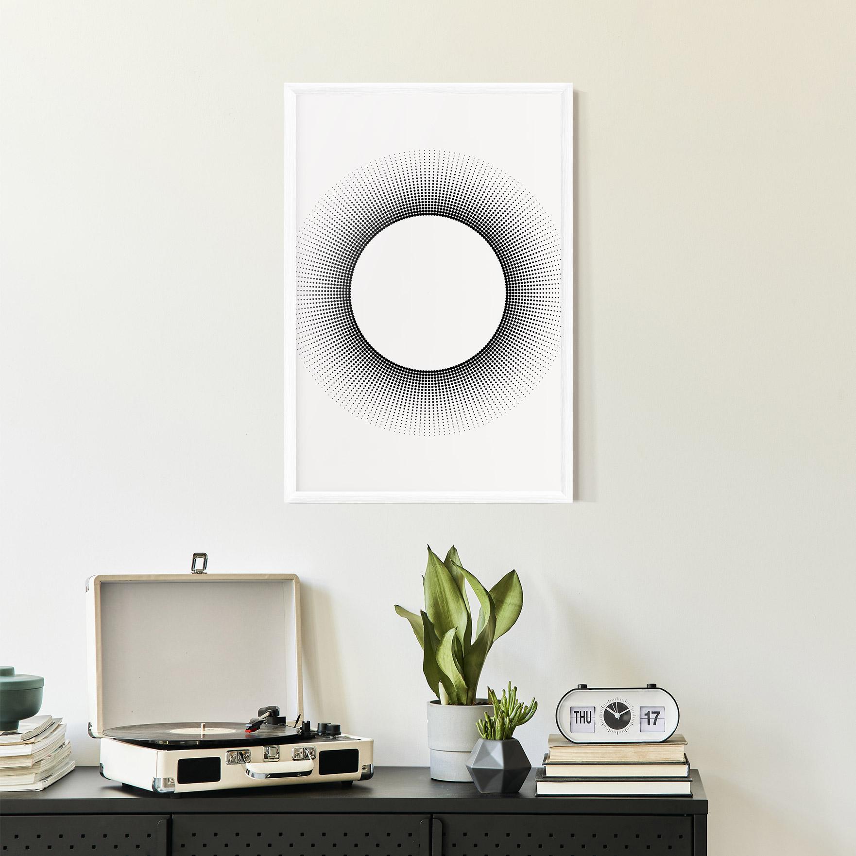 Gerahmte Poster White Center mockup 2