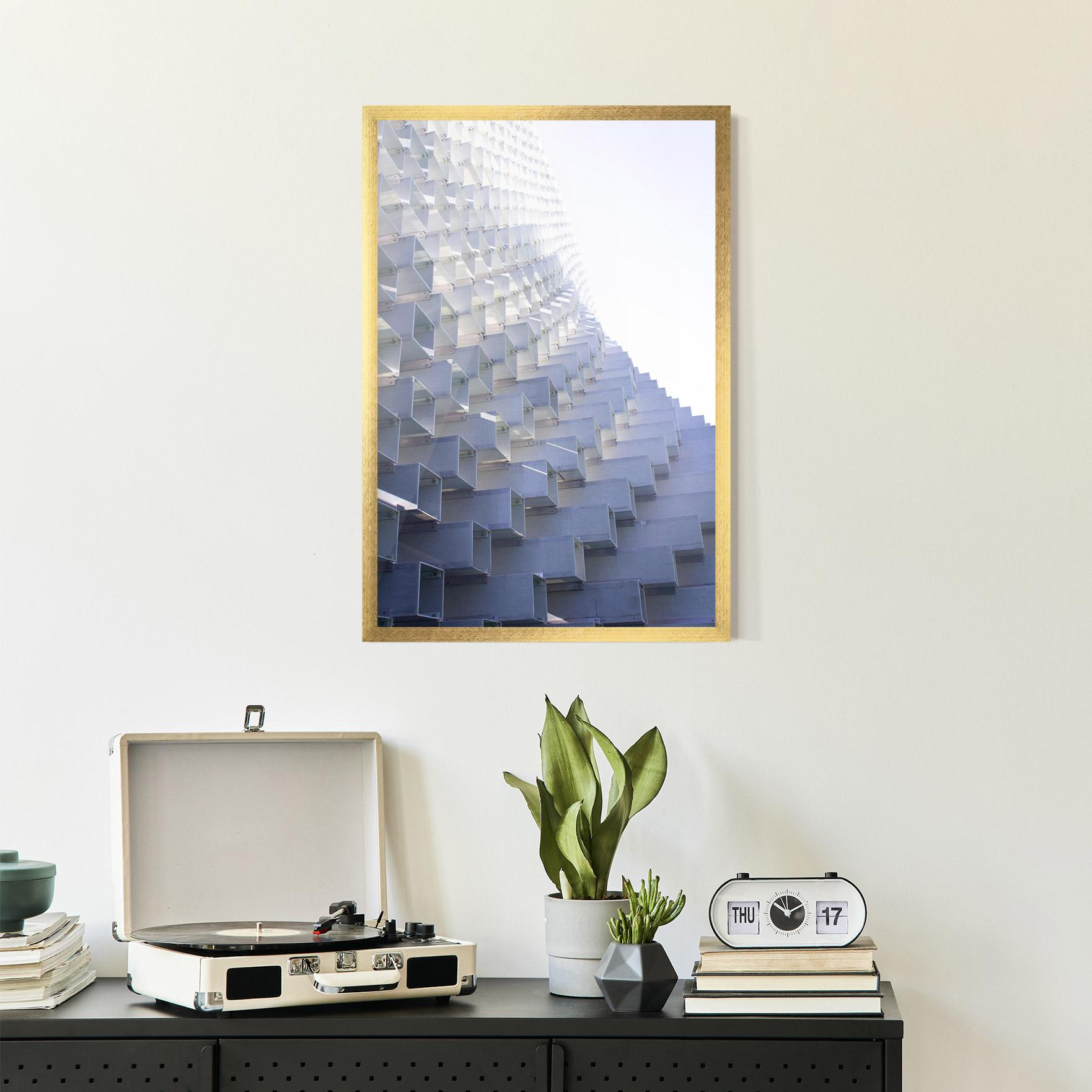 Gerahmte Poster 3d White Square mockup 2