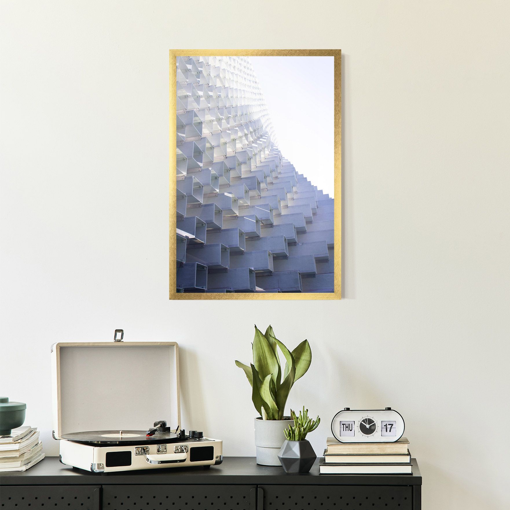 3d White Square mockup 2