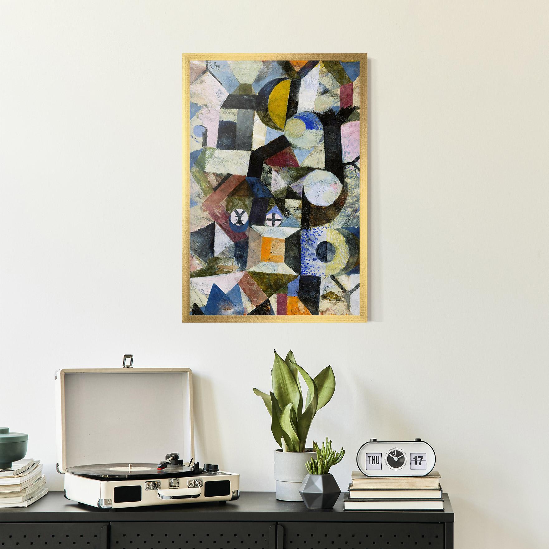 Gerahmte Poster Abstract Geometric mockup 2