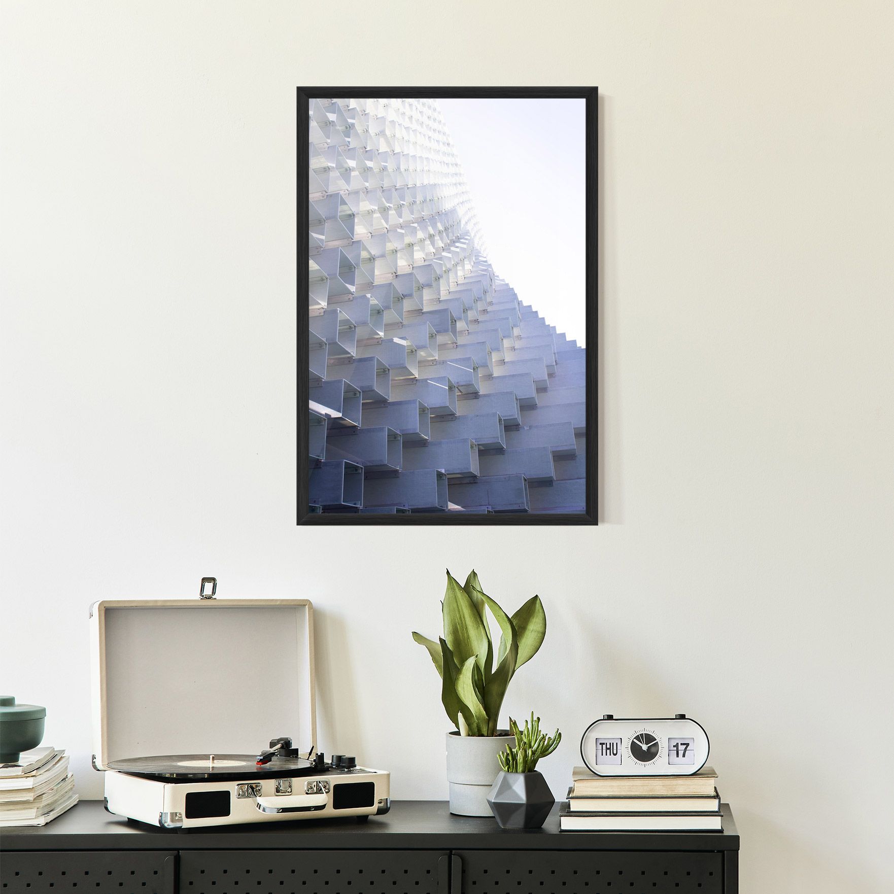 3d White Square mockup 2