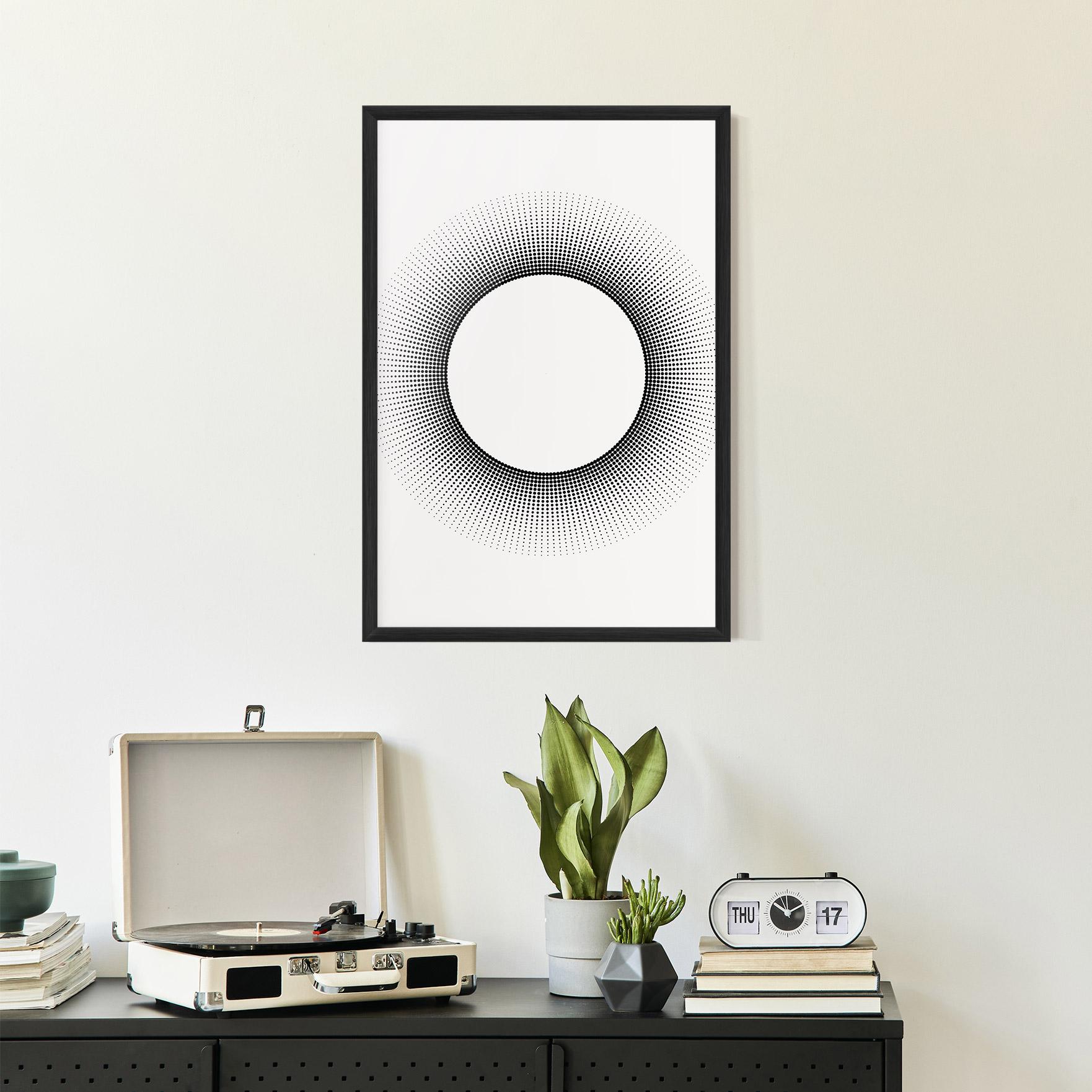 Gerahmte Poster White Center mockup 2