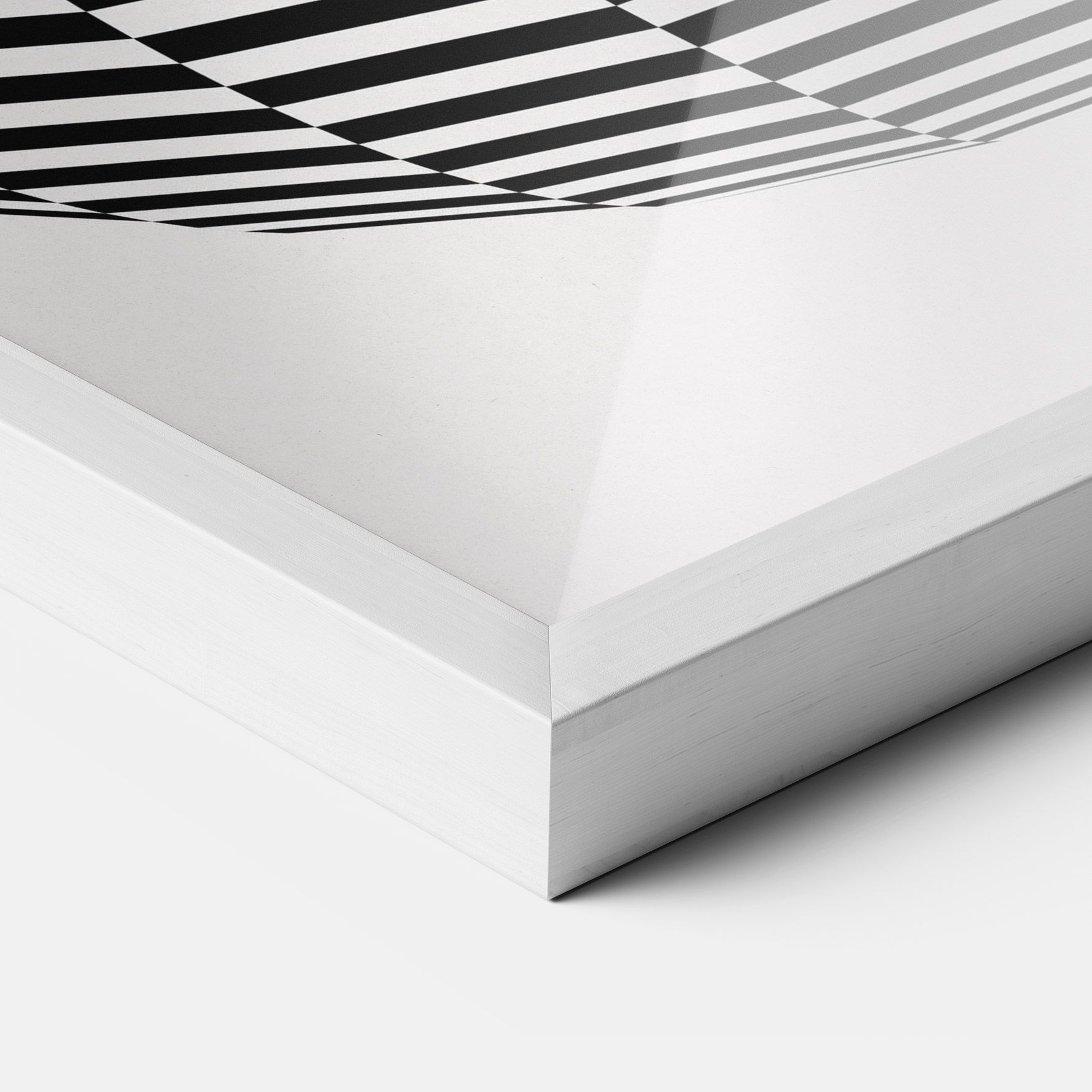 3d Black White Ball mockup 3