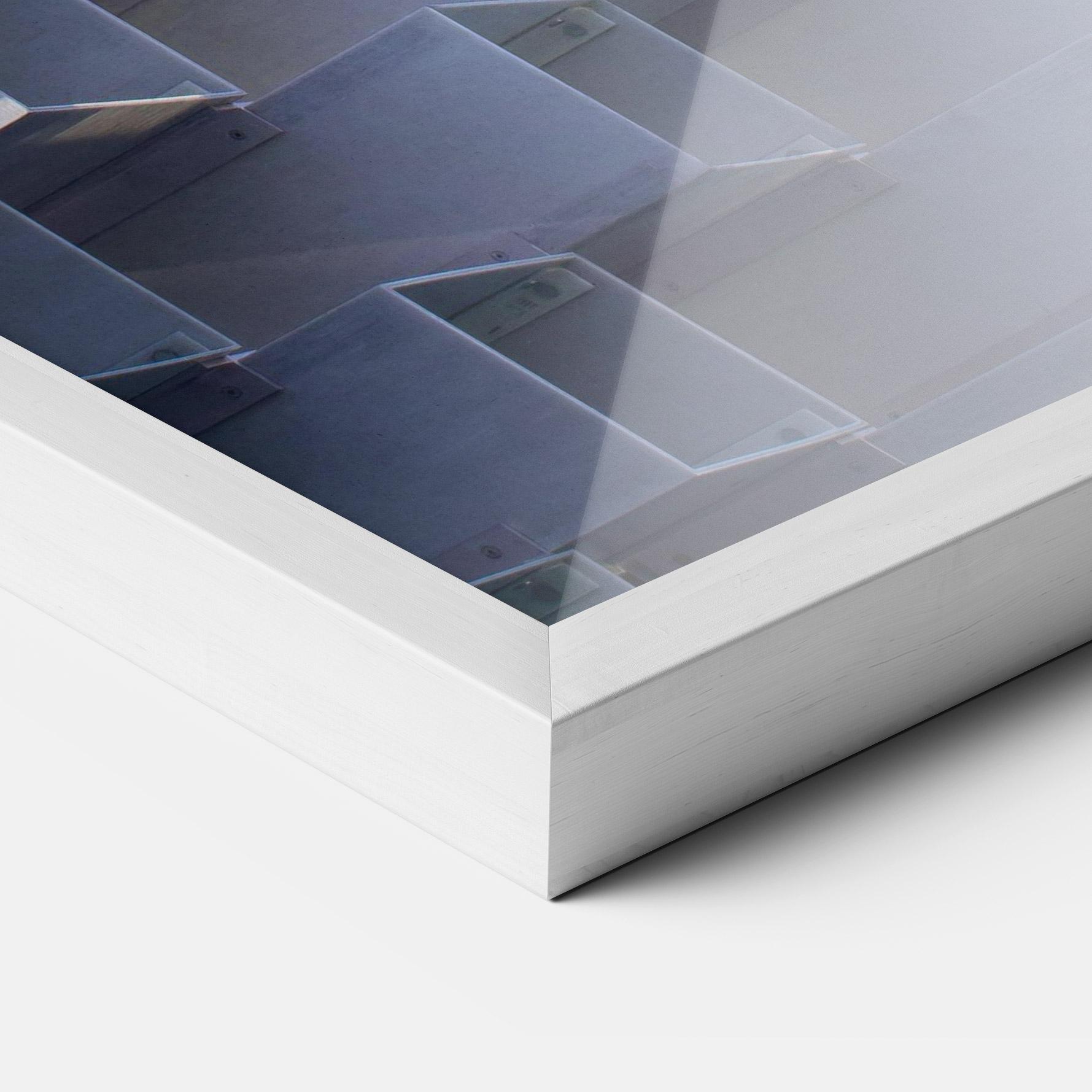 Gerahmte Poster 3d White Square mockup 3