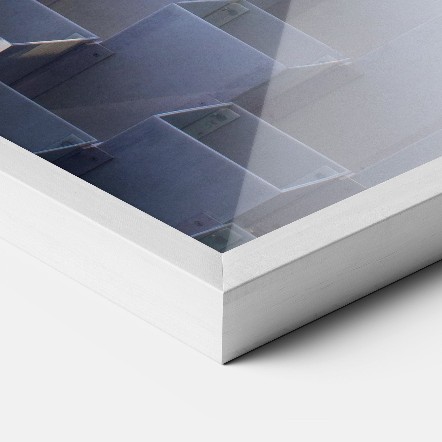 3d White Square mockup 3