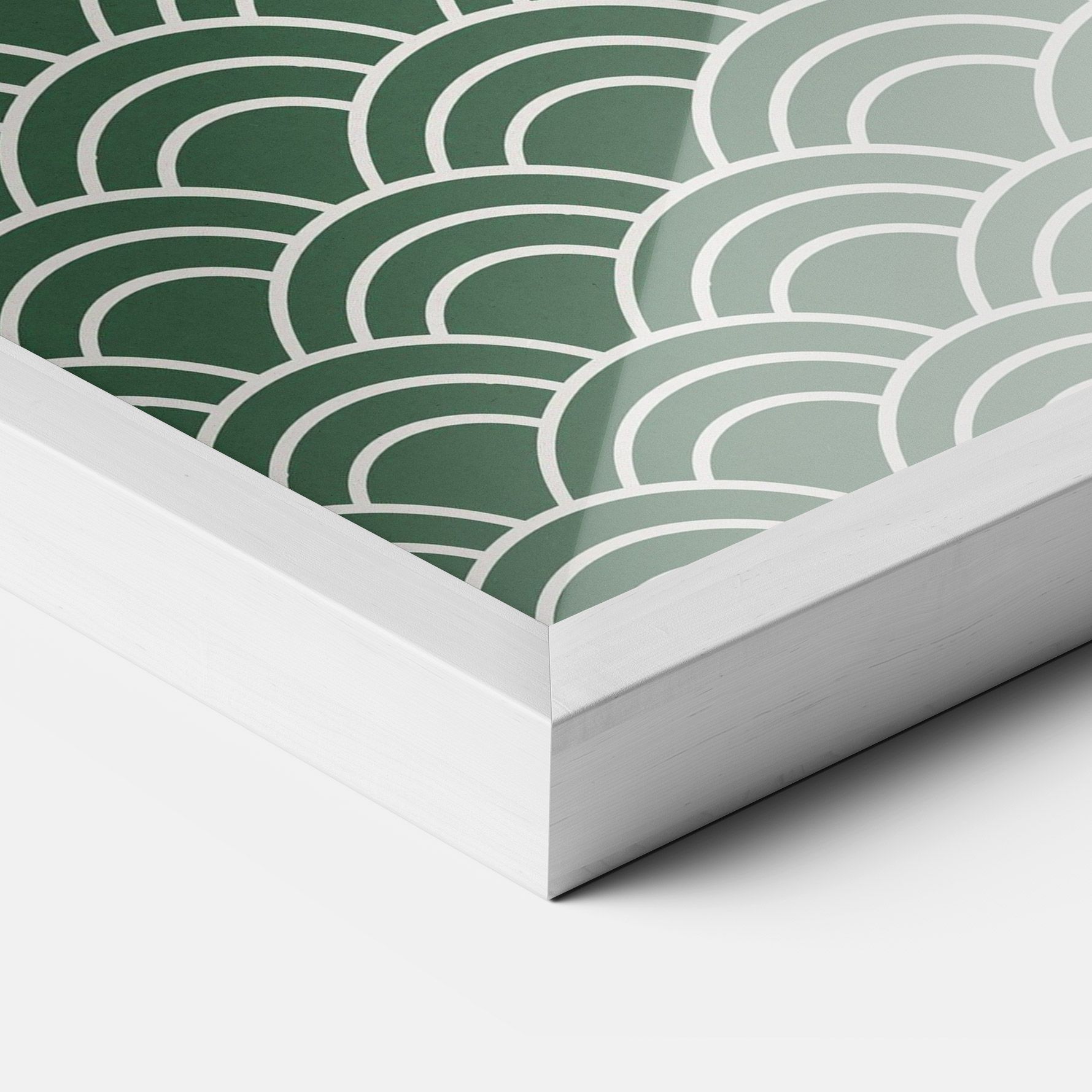 Green Semi Circle mockup 3