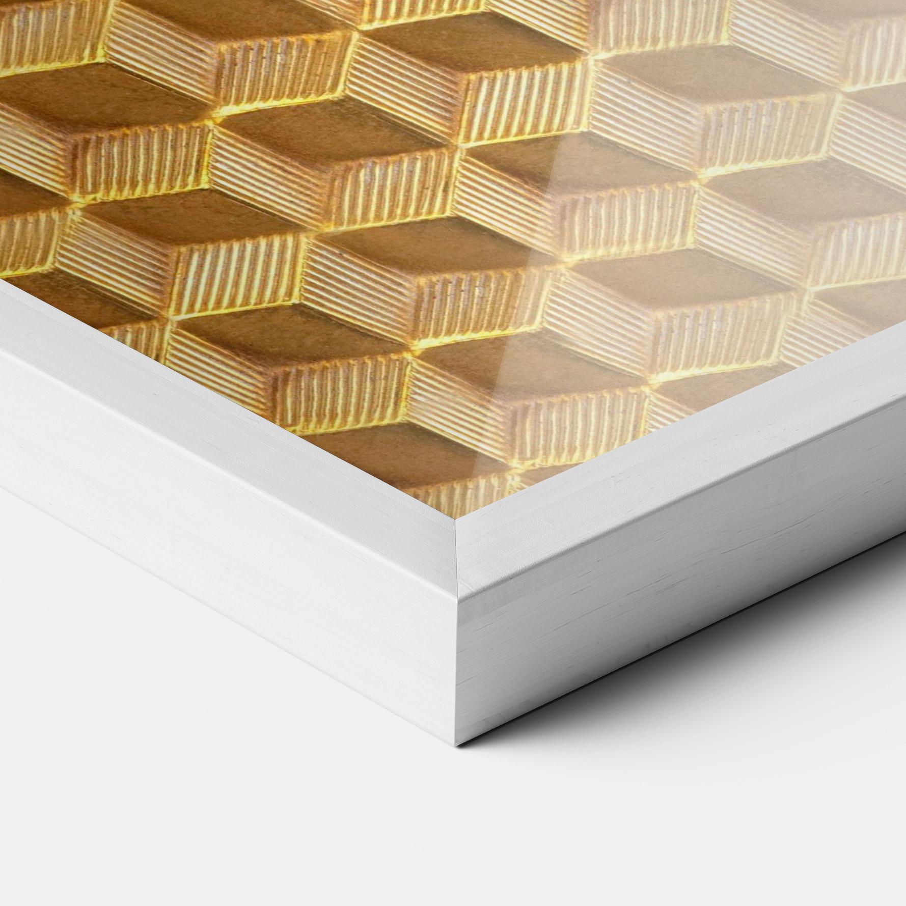 Gerahmte Poster Small Yellow Square mockup 3