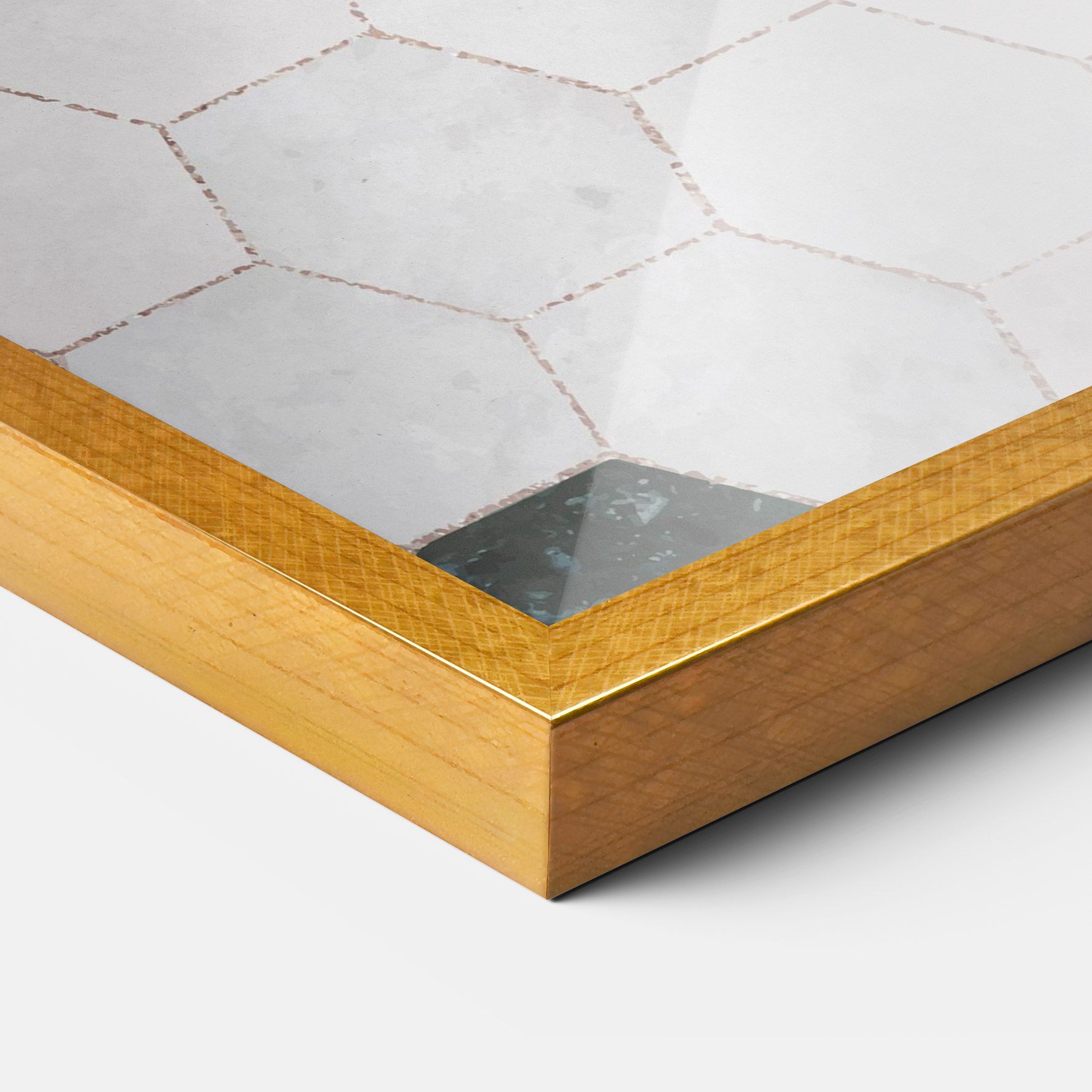 Green Hexagon mockup 3