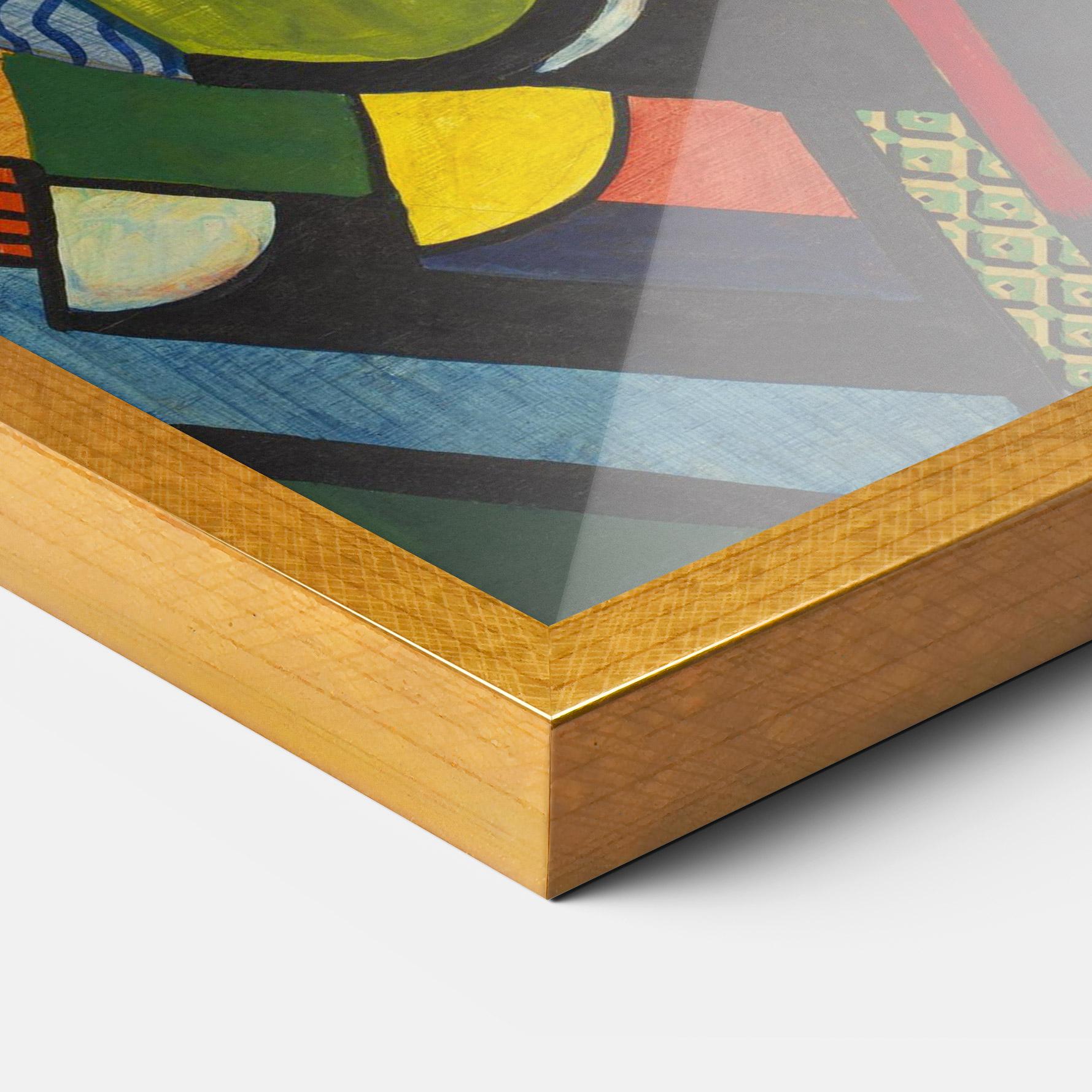 Gerahmte Poster Mix Color Shapes mockup 3