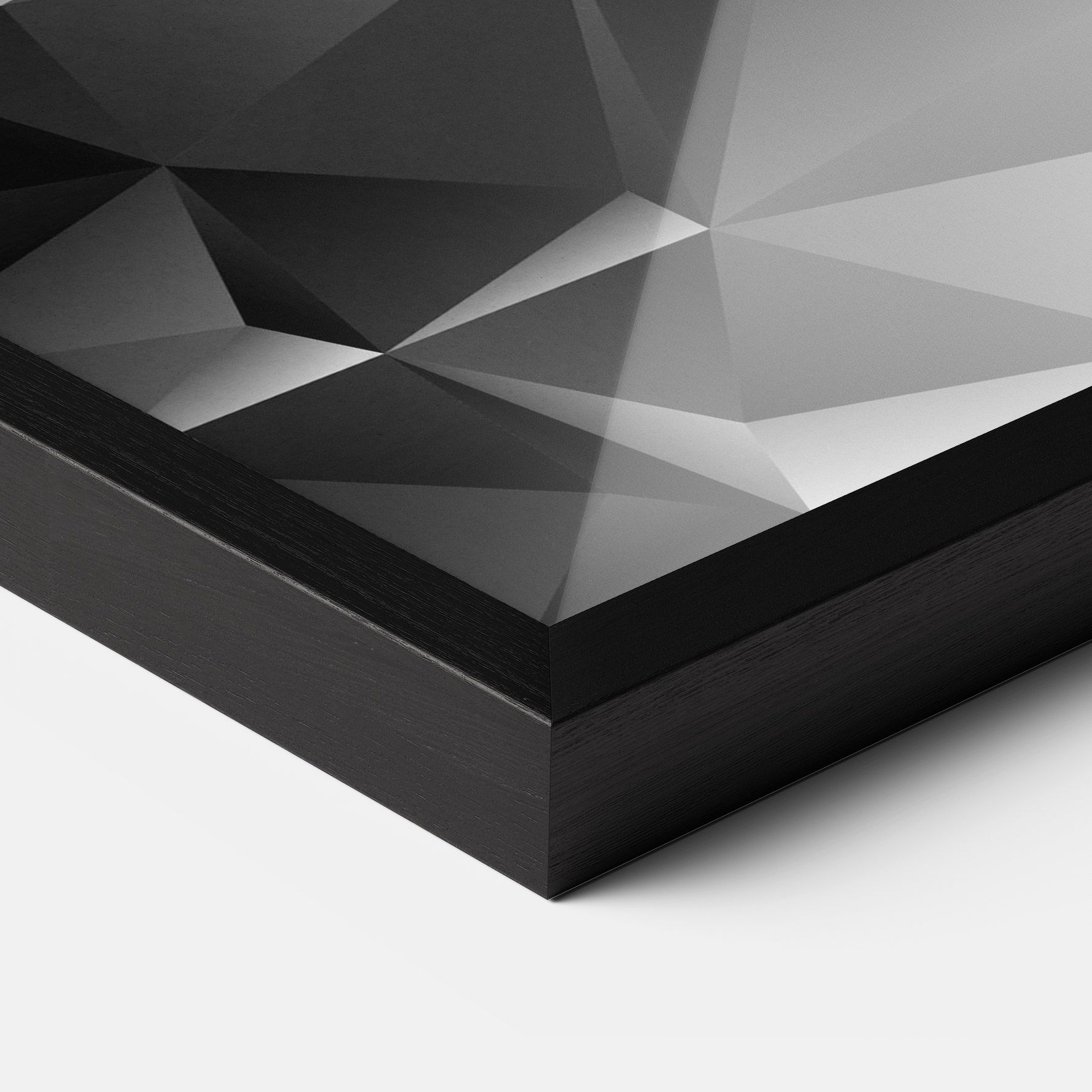 Black Triangle Pattern mockup 3