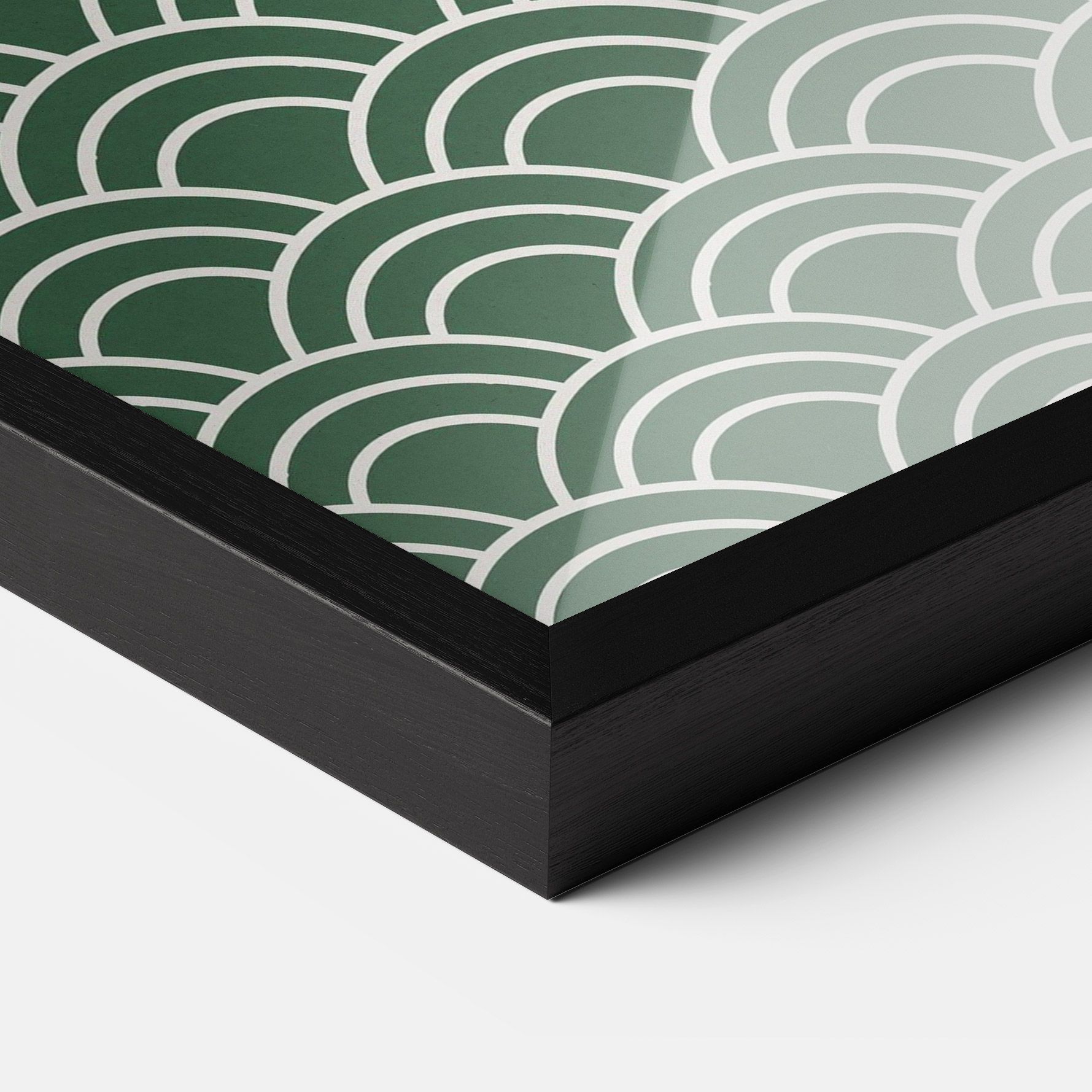 Green Semi Circle mockup 3