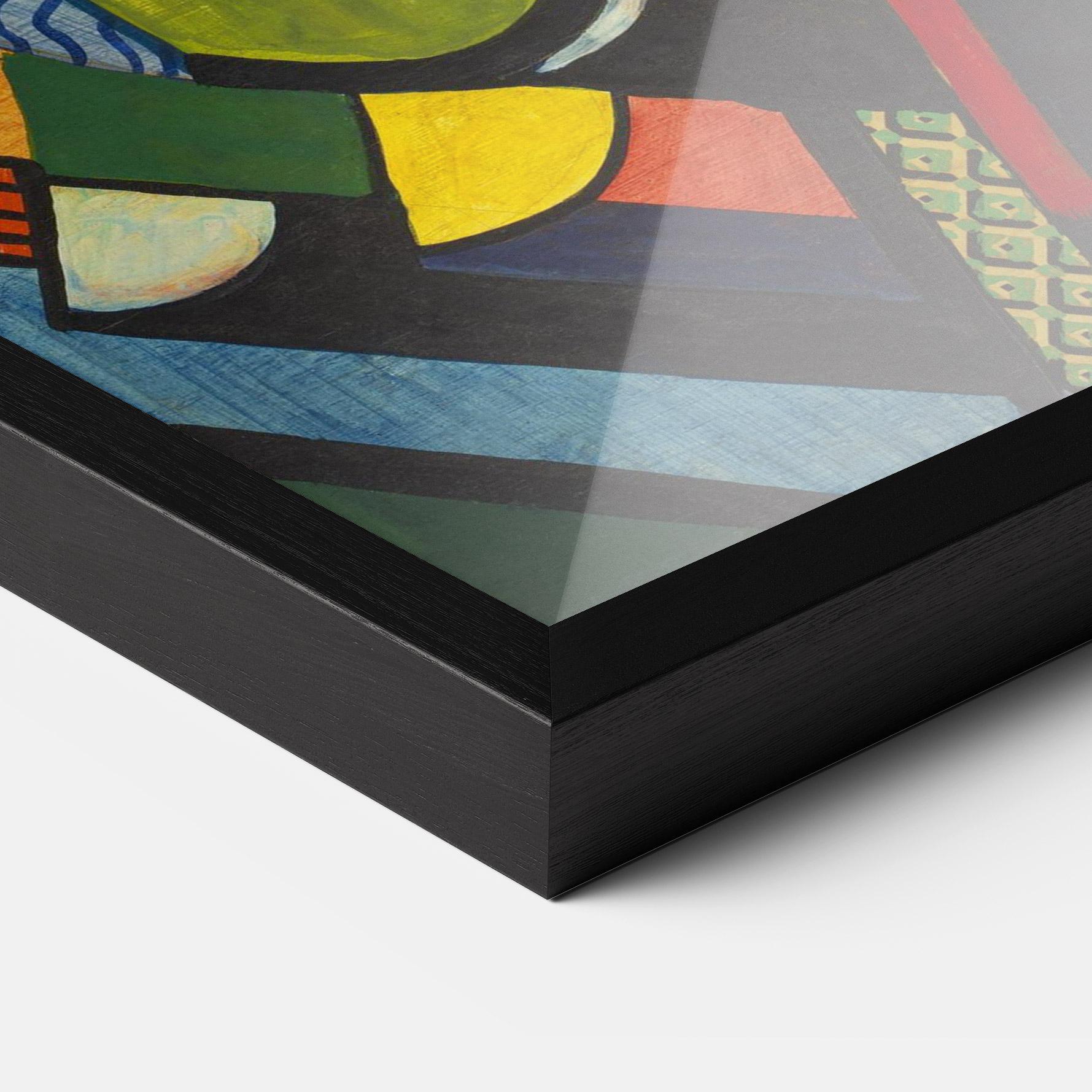 Gerahmte Poster Mix Color Shapes mockup 3