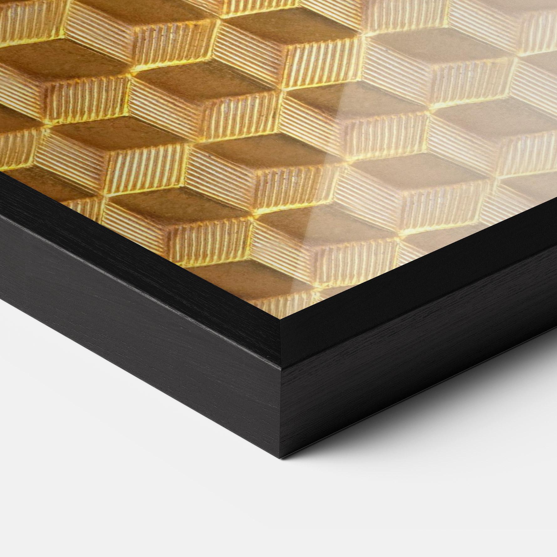 Gerahmte Poster Small Yellow Square mockup 3