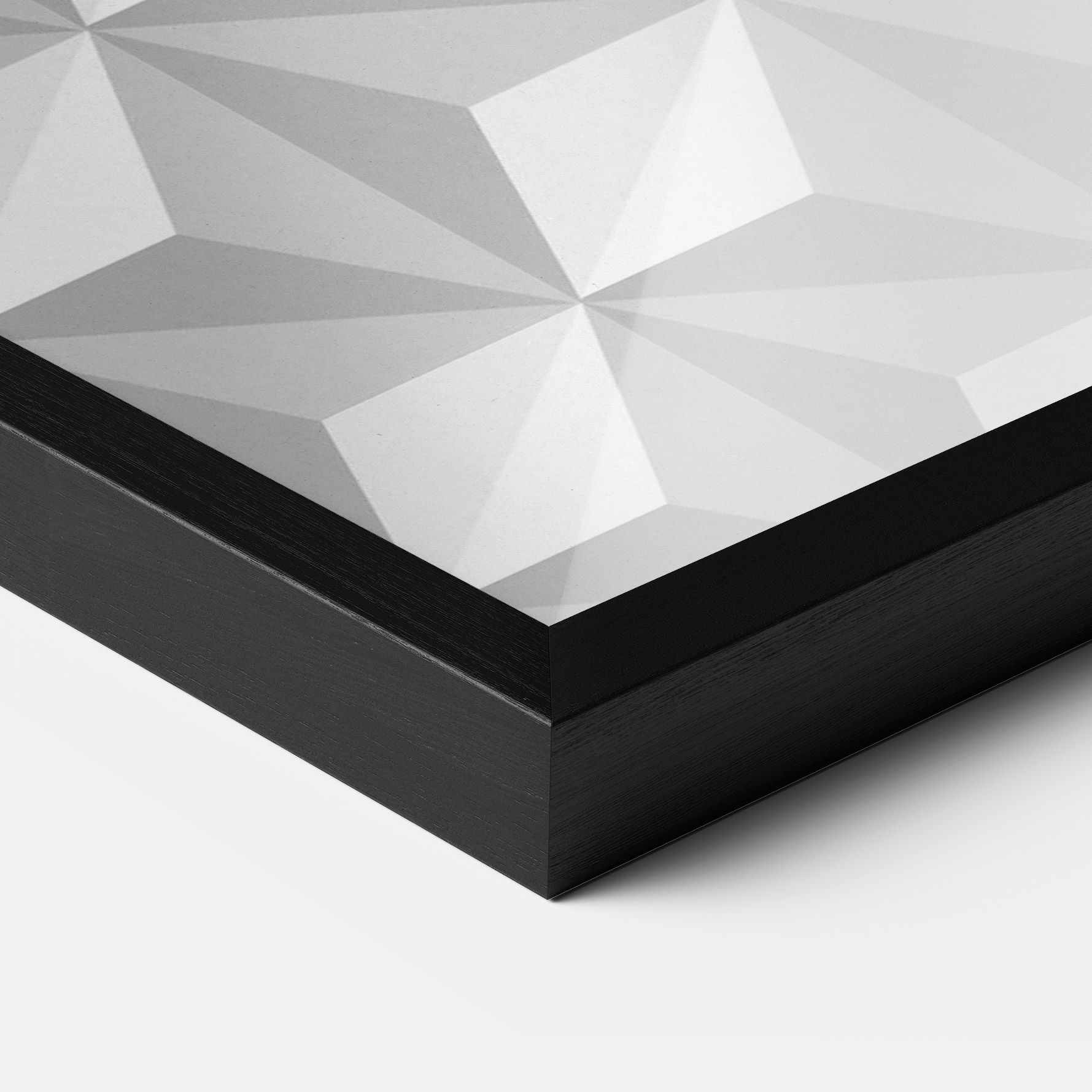 White Triangle Pattern mockup 3