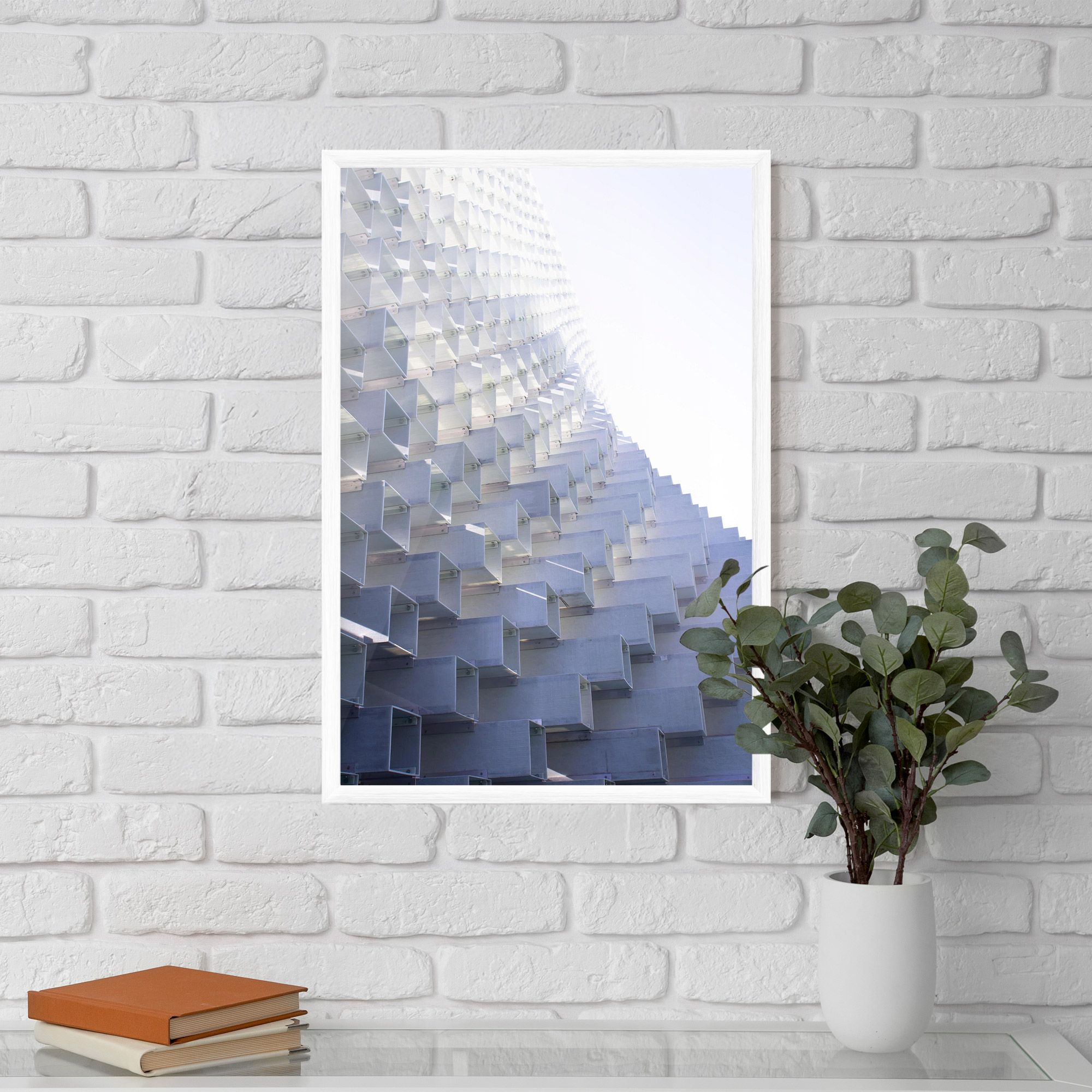 3d White Square mockup 5