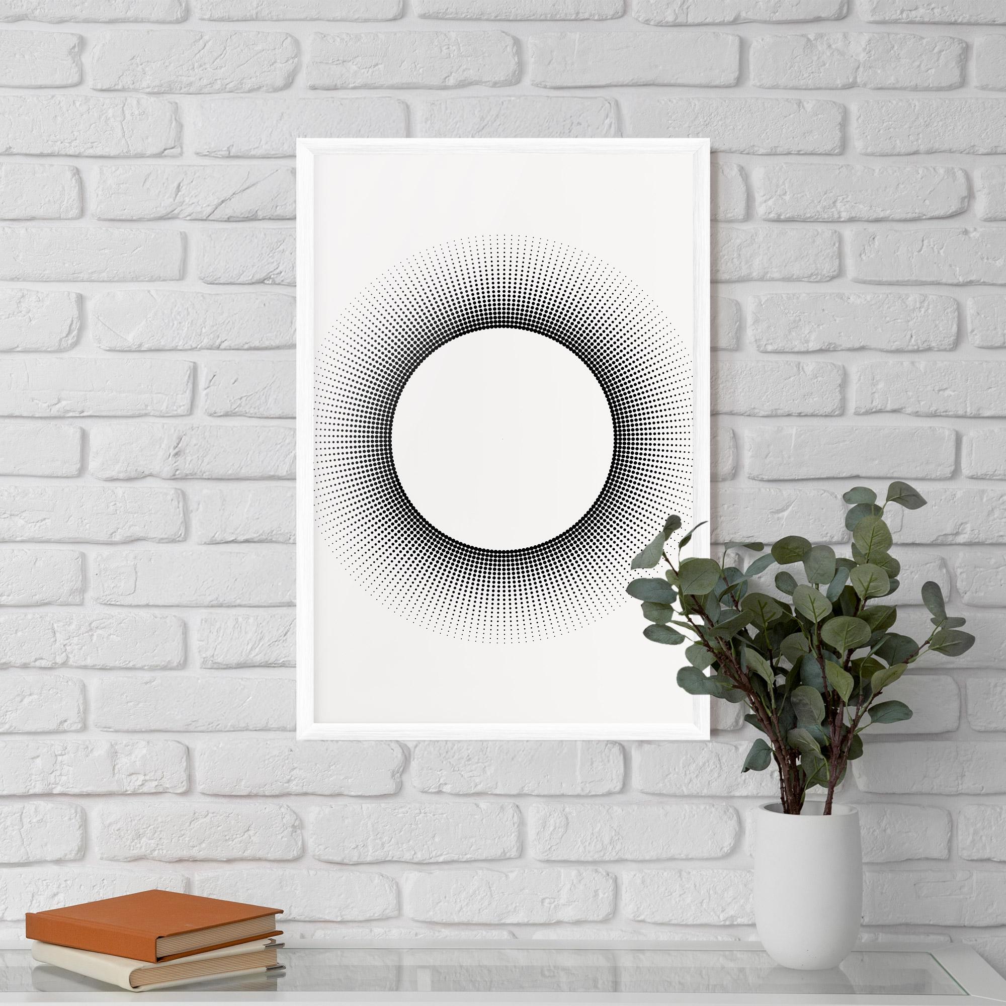 Gerahmte Poster White Center mockup 5