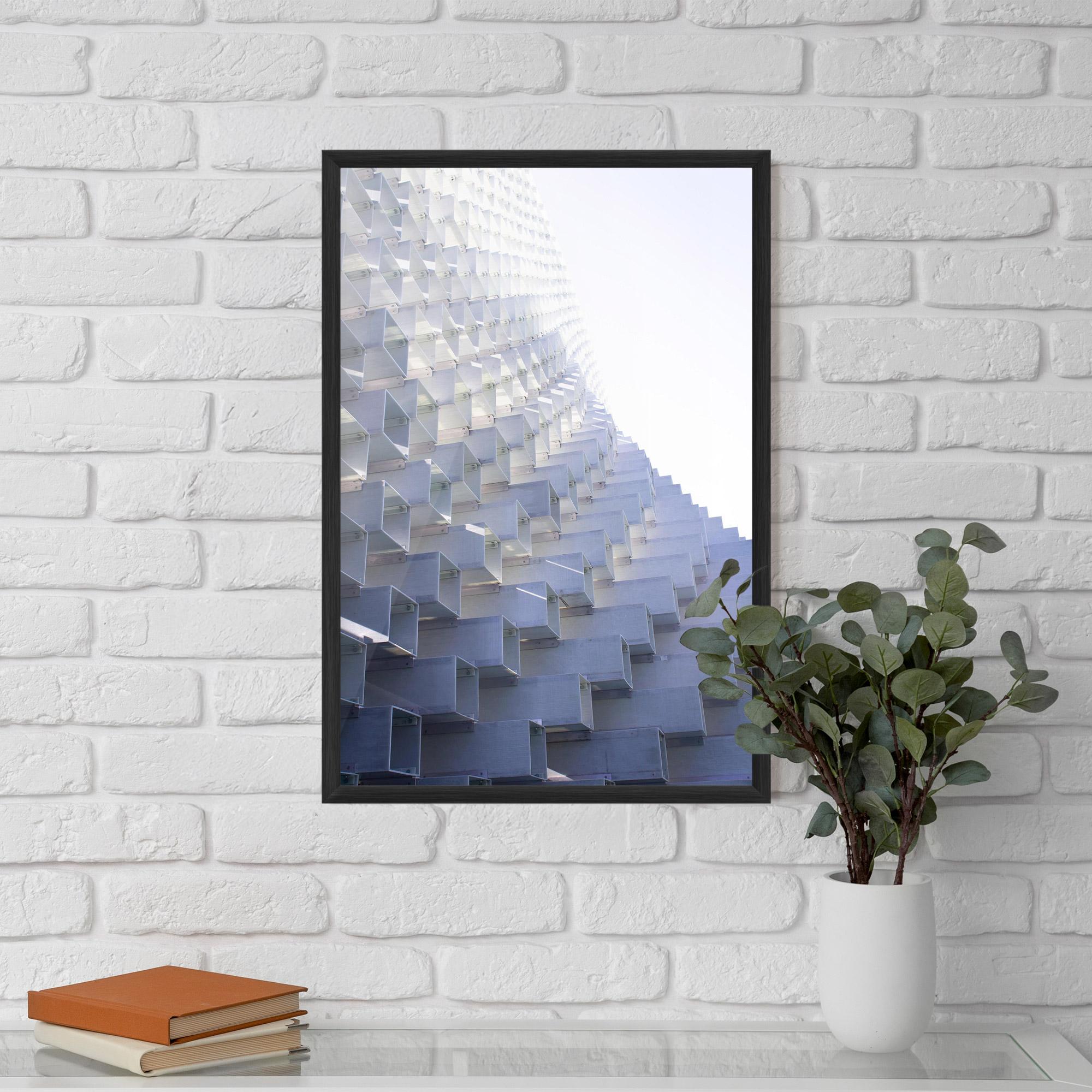 Gerahmte Poster 3d White Square mockup 5