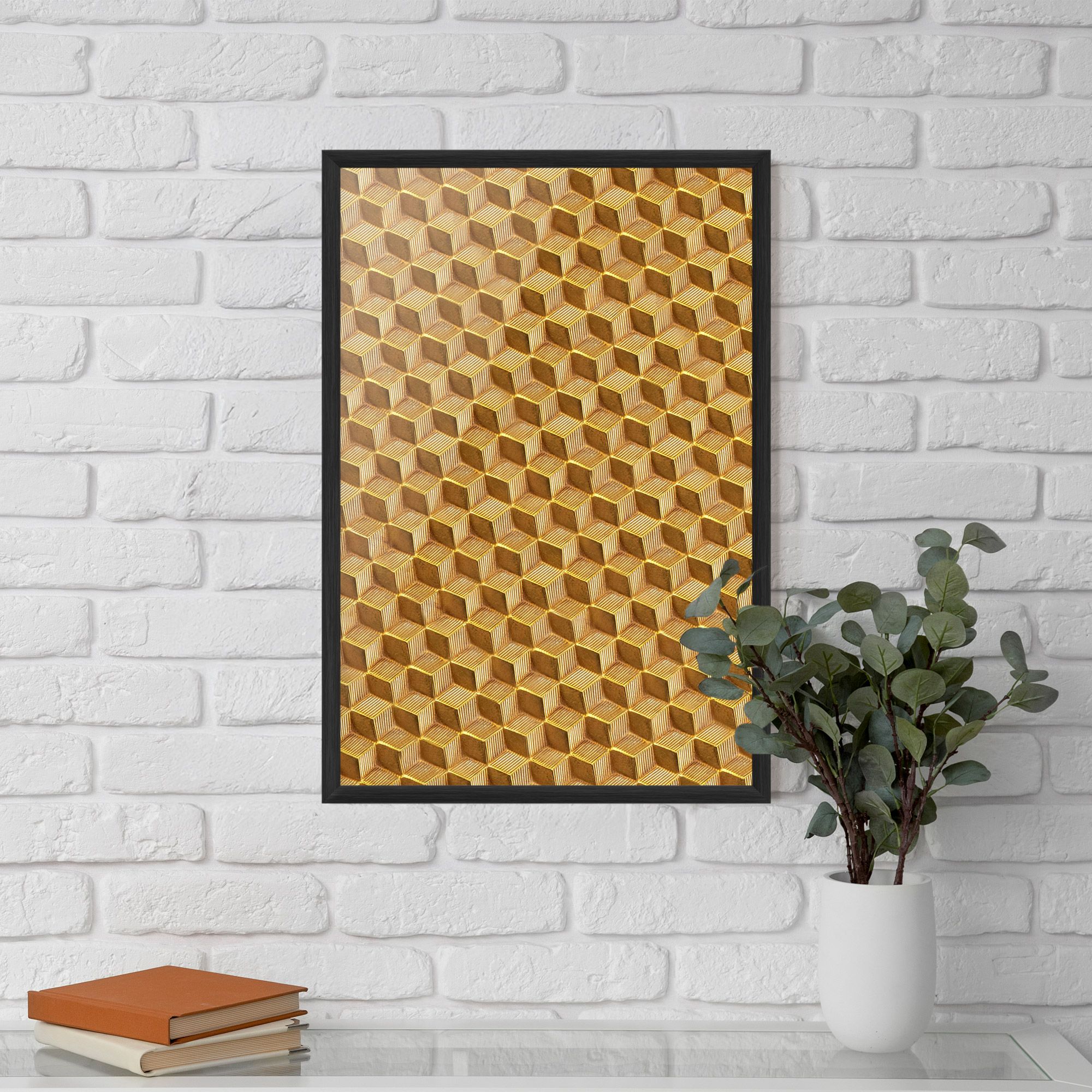 Small Yellow Square mockup 5