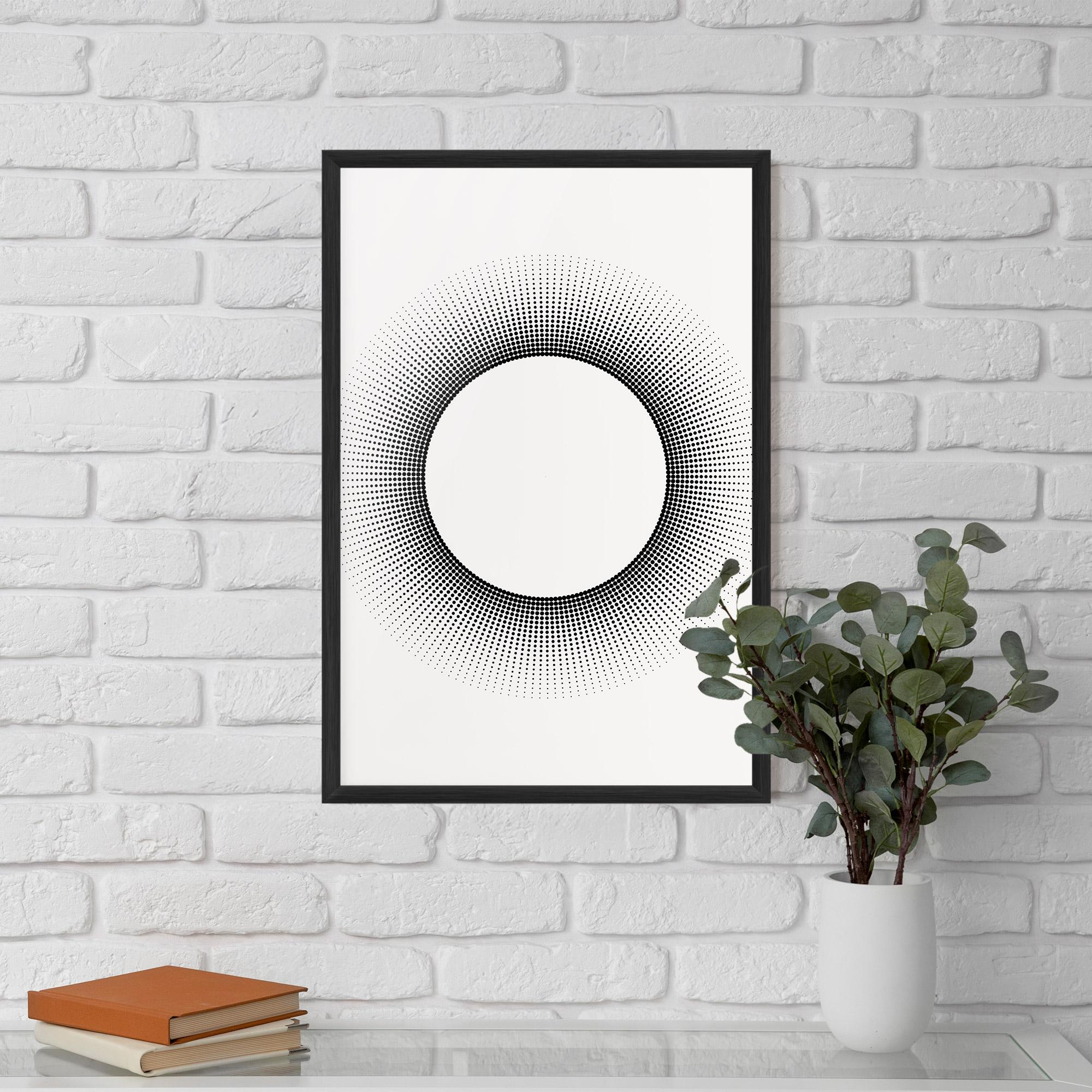 Gerahmte Poster White Center mockup 5