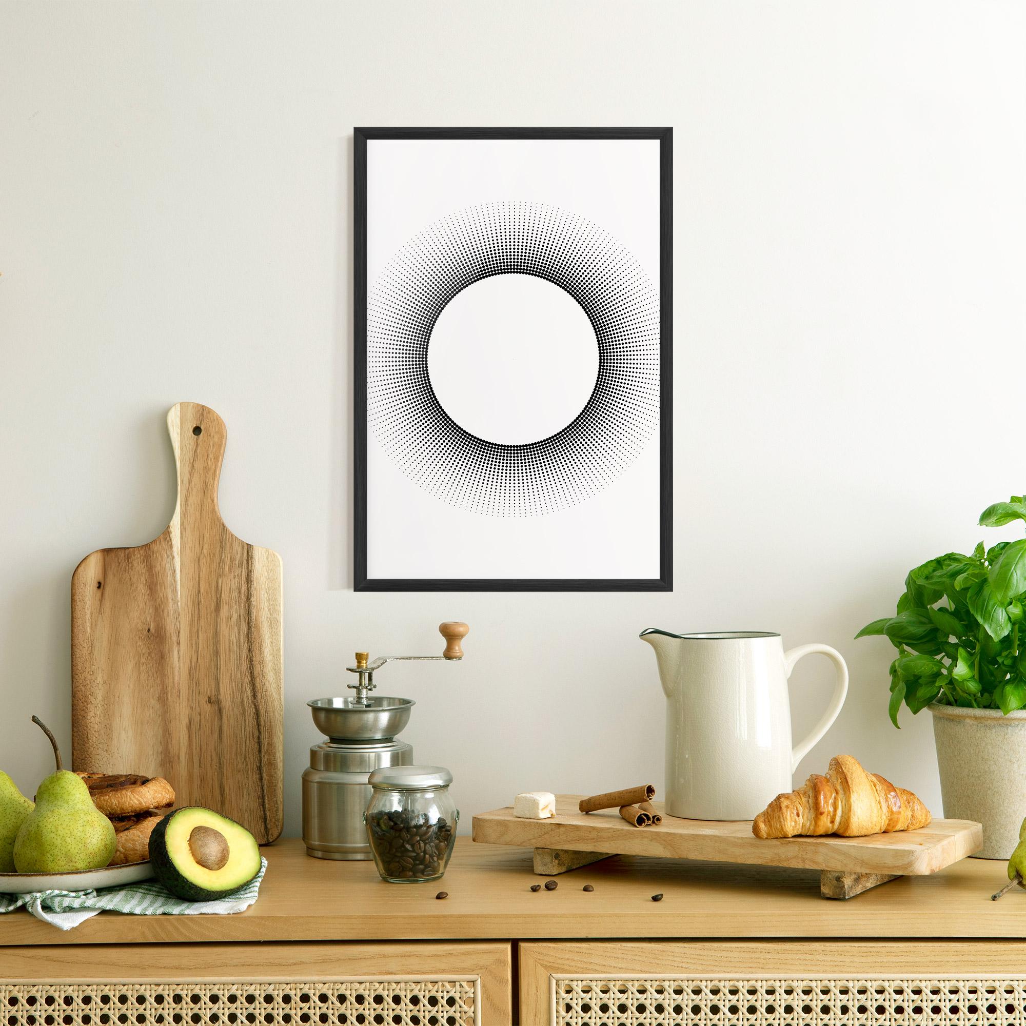 Gerahmte Poster White Center mockup 8