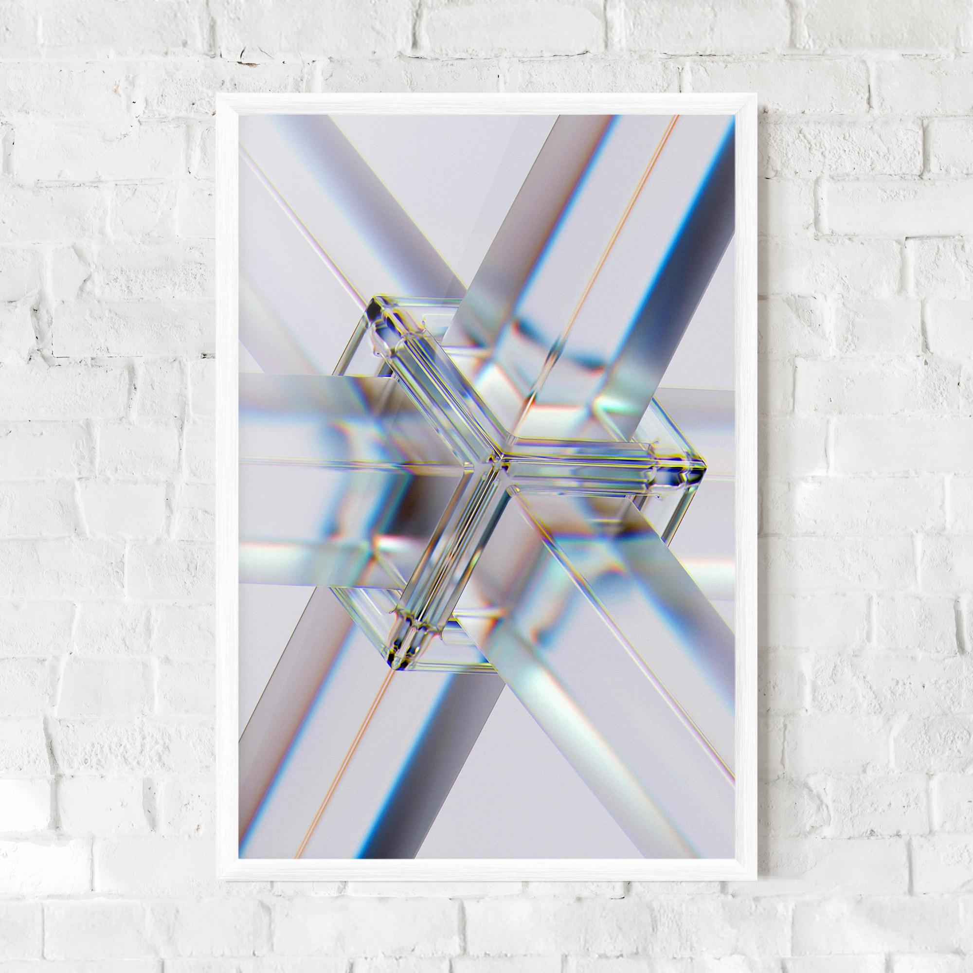 Gerahmte Poster Glass Shape mockup 0