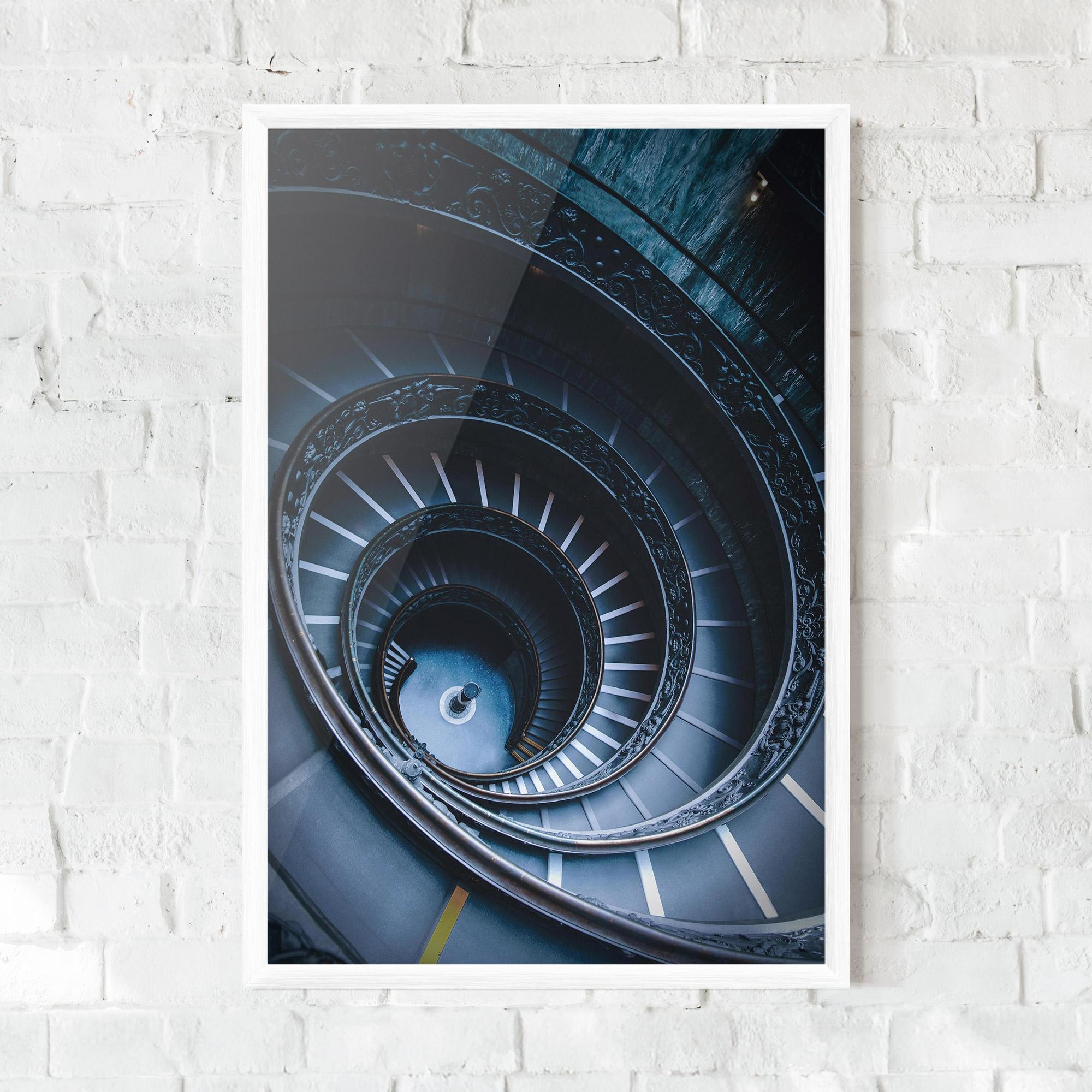Gerahmte Poster Spiral Museum mockup 0