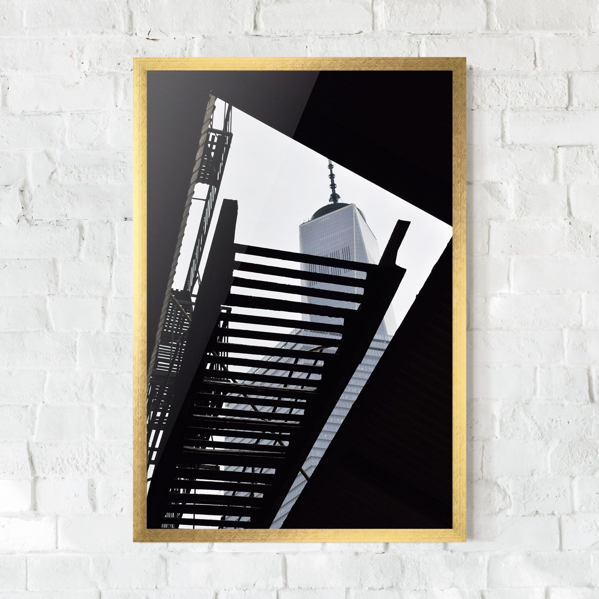 Black Stairs Floating mockup 0