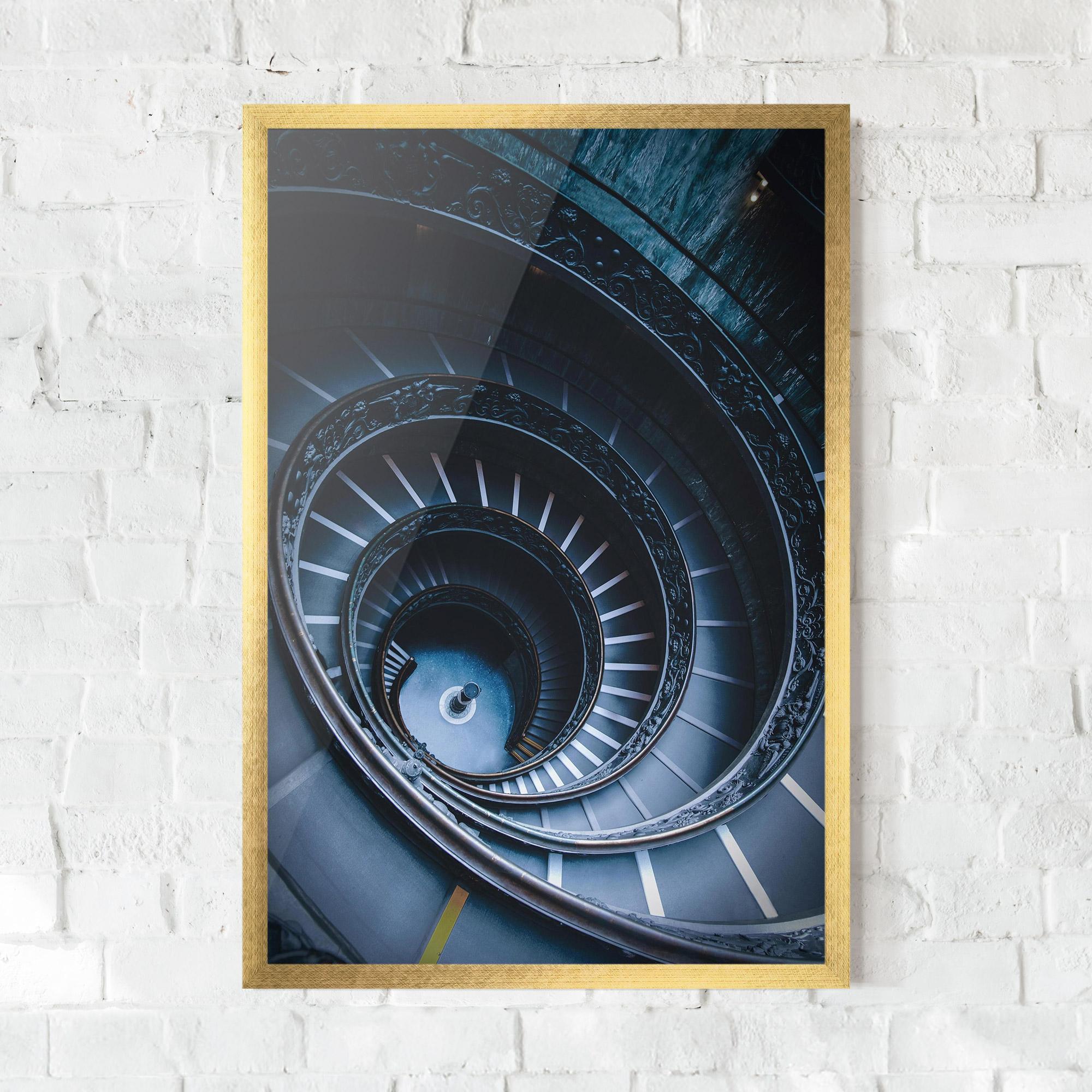 Gerahmte Poster Spiral Museum mockup 0