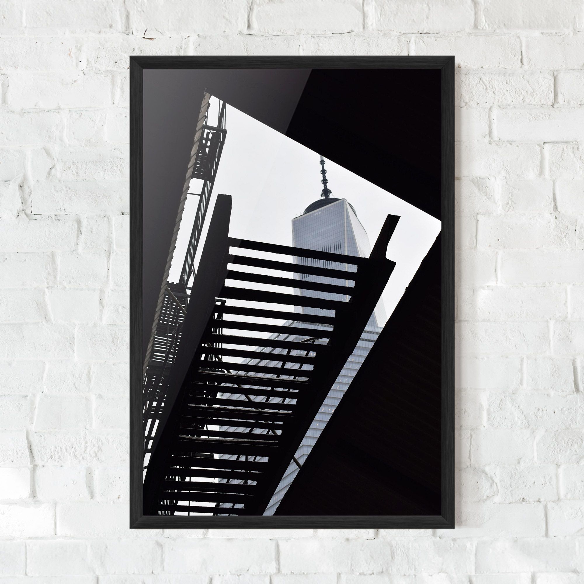 Black Stairs Floating mockup 0