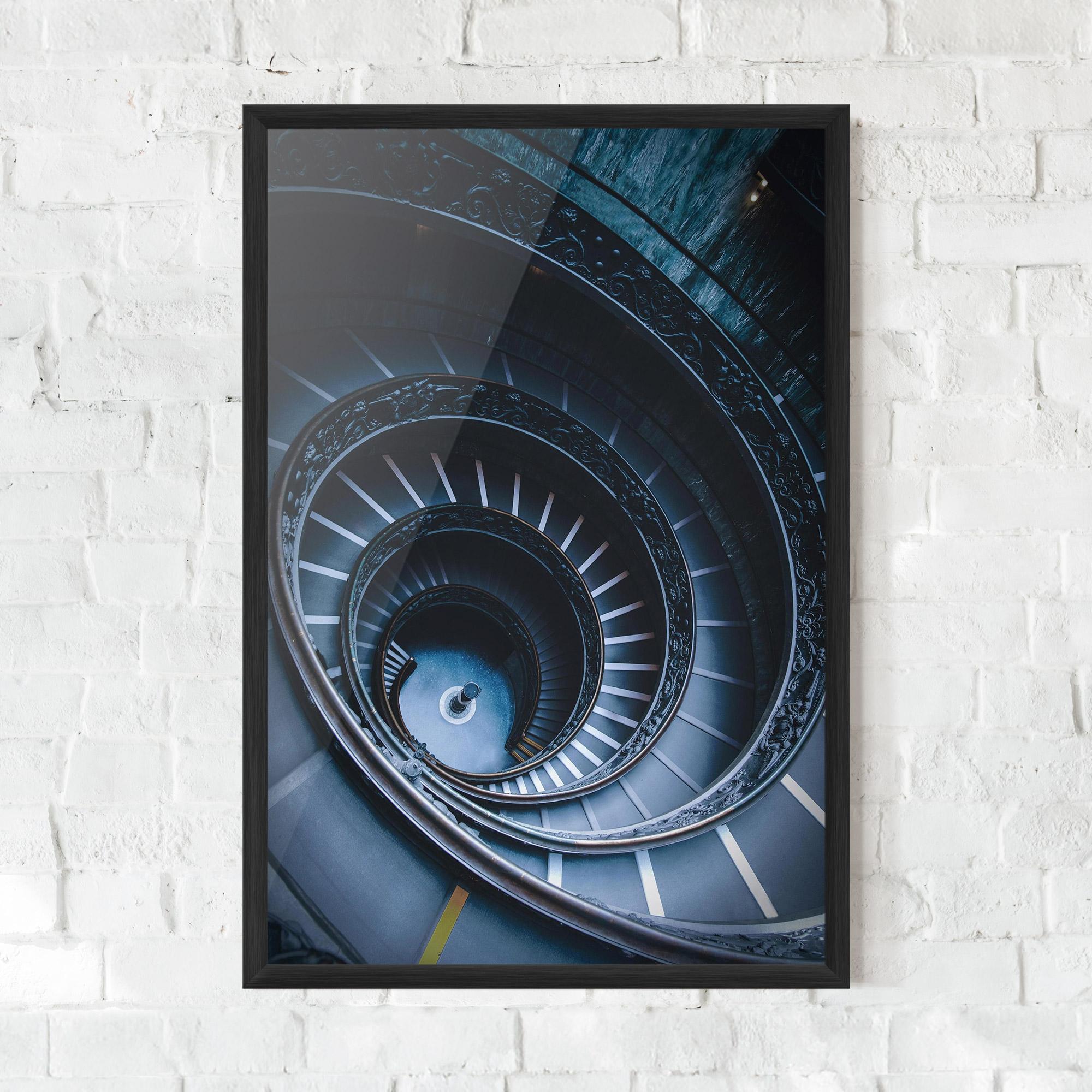 Gerahmte Poster Spiral Museum mockup 0