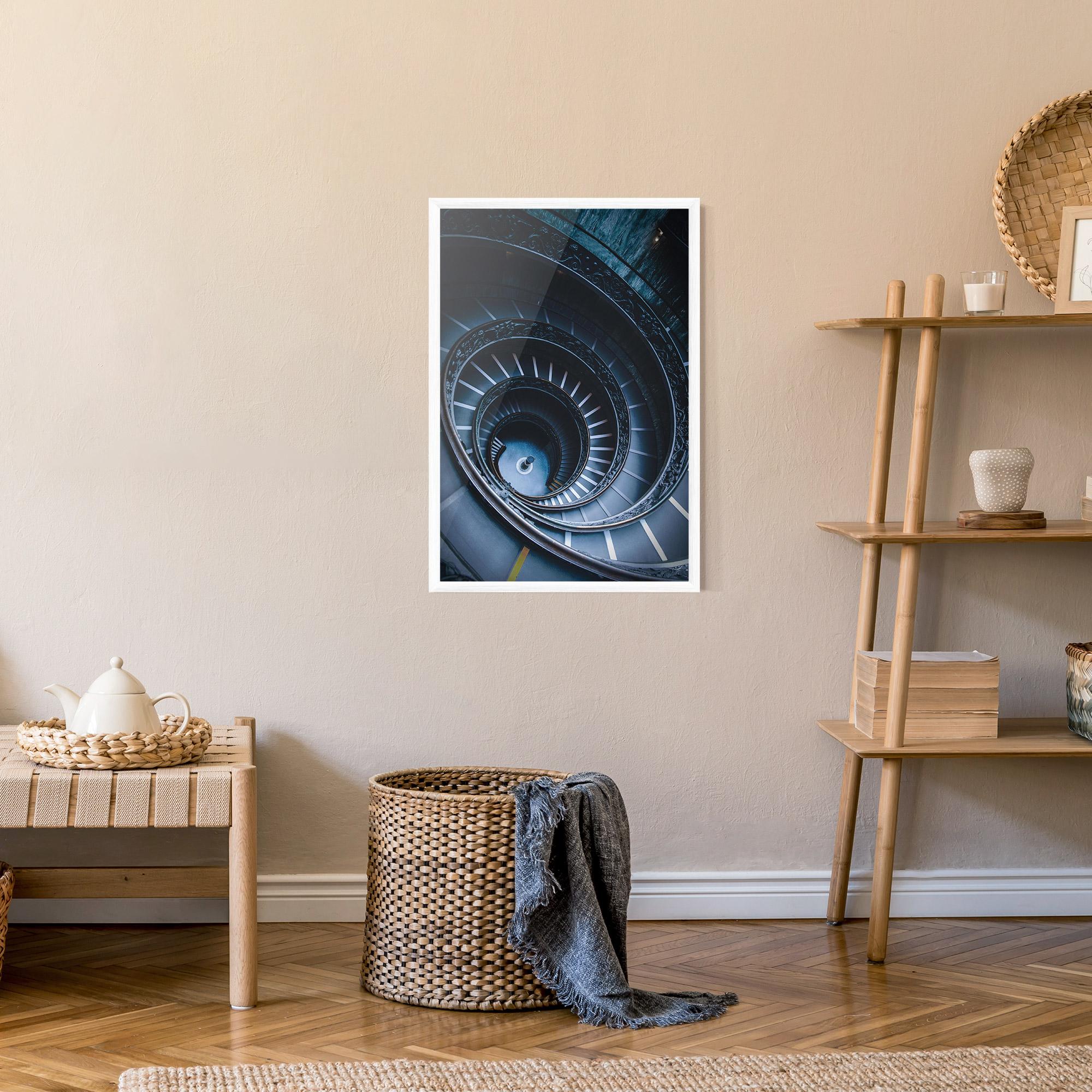 Gerahmte Poster Spiral Museum mockup 9