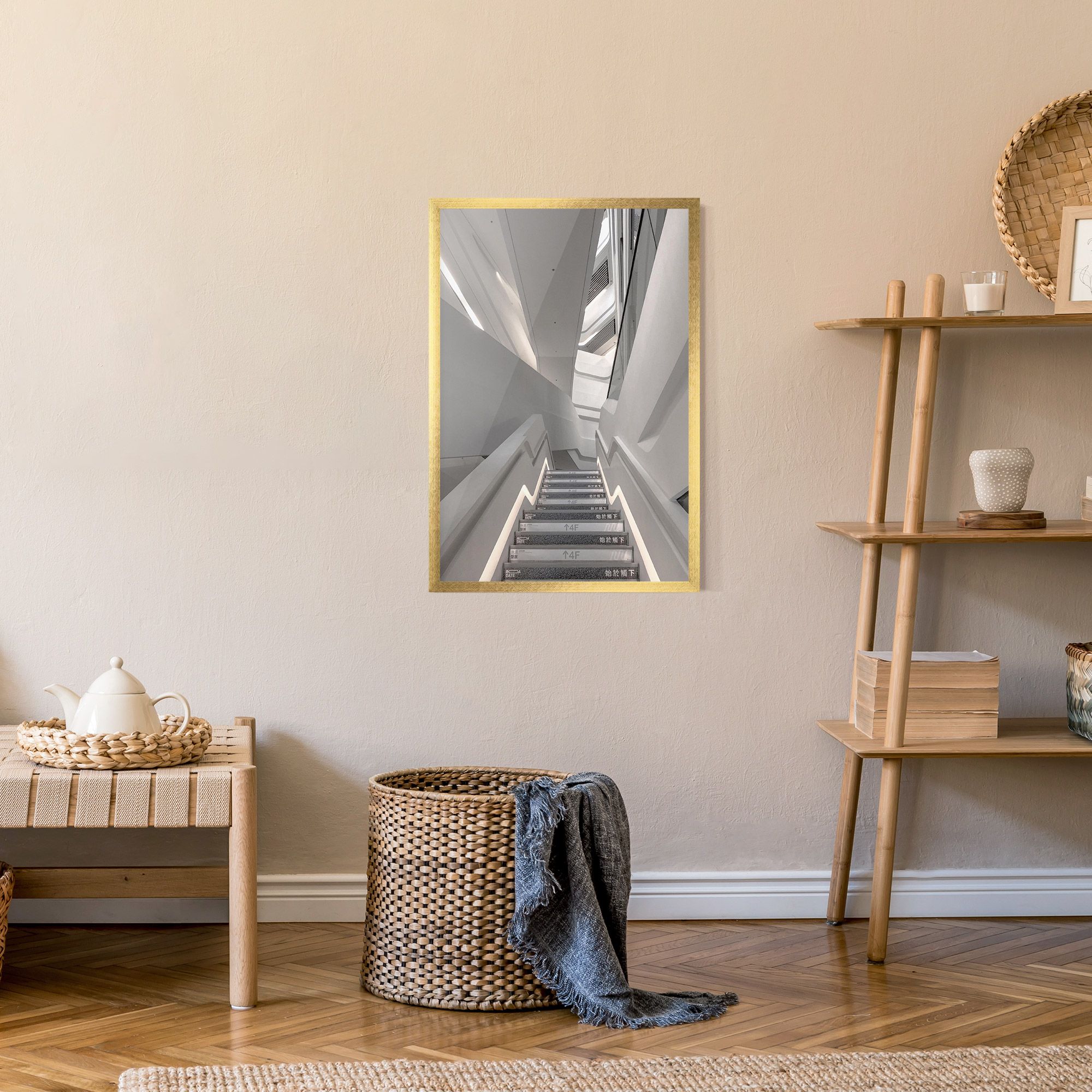 White Line Stairs mockup 9