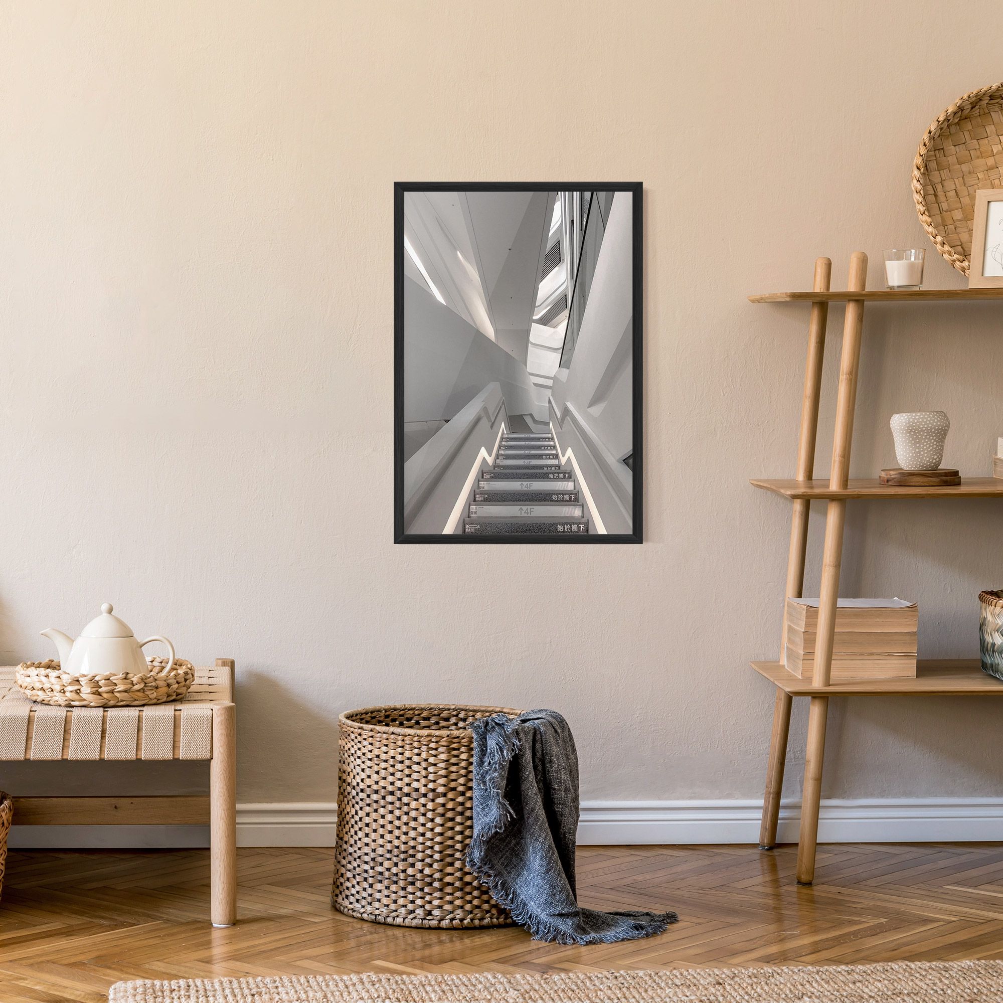 White Line Stairs mockup 9