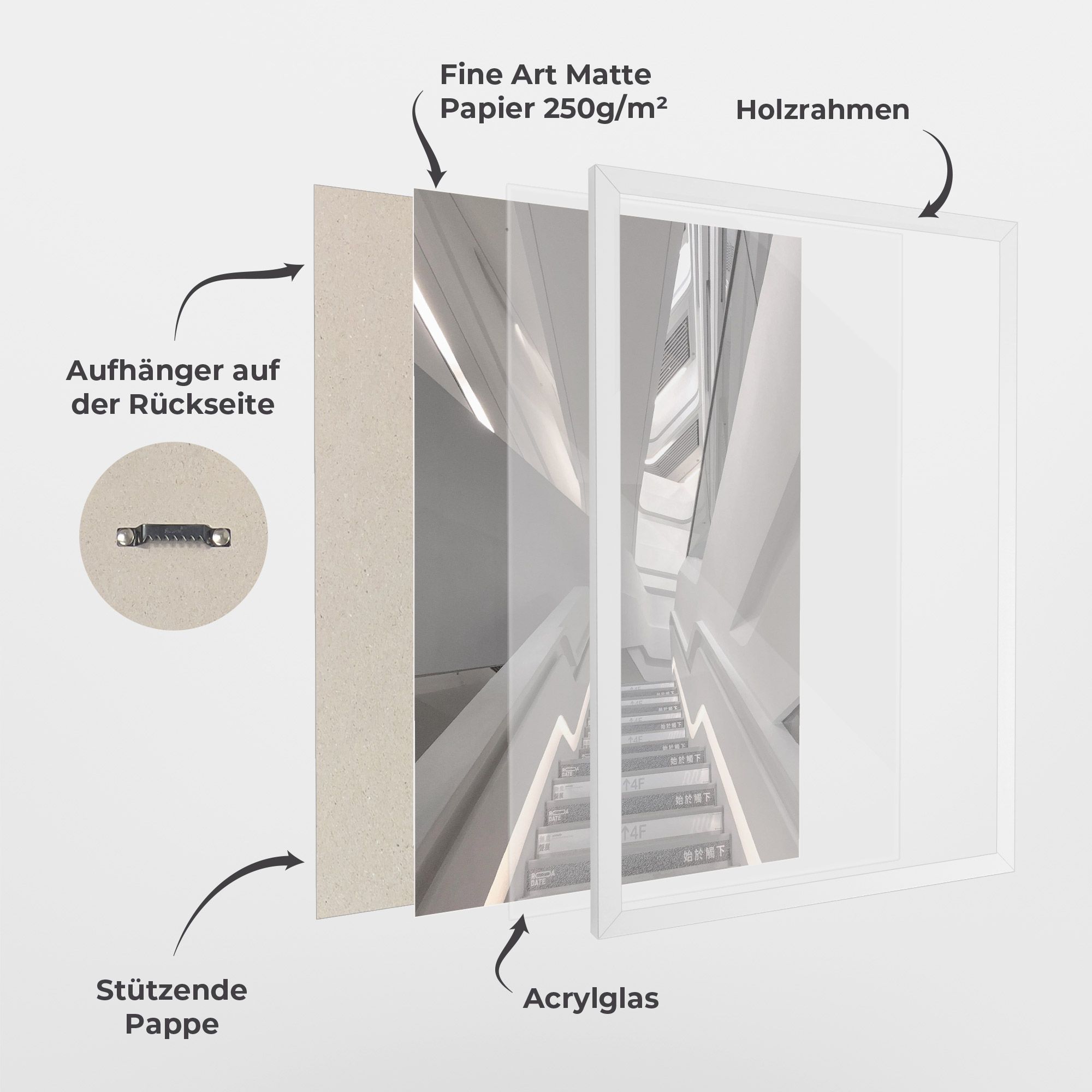 White Line Stairs mockup 1