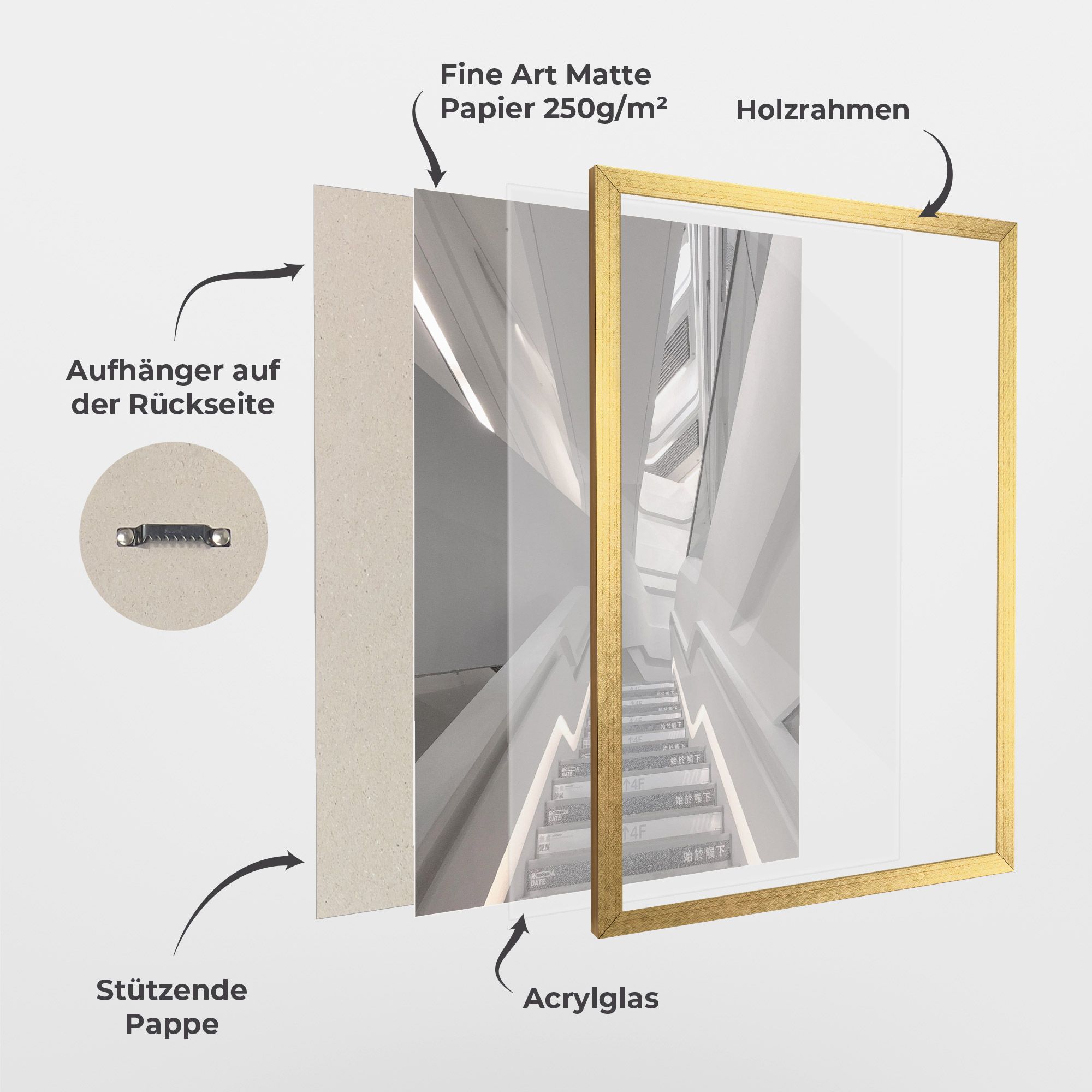White Line Stairs mockup 1