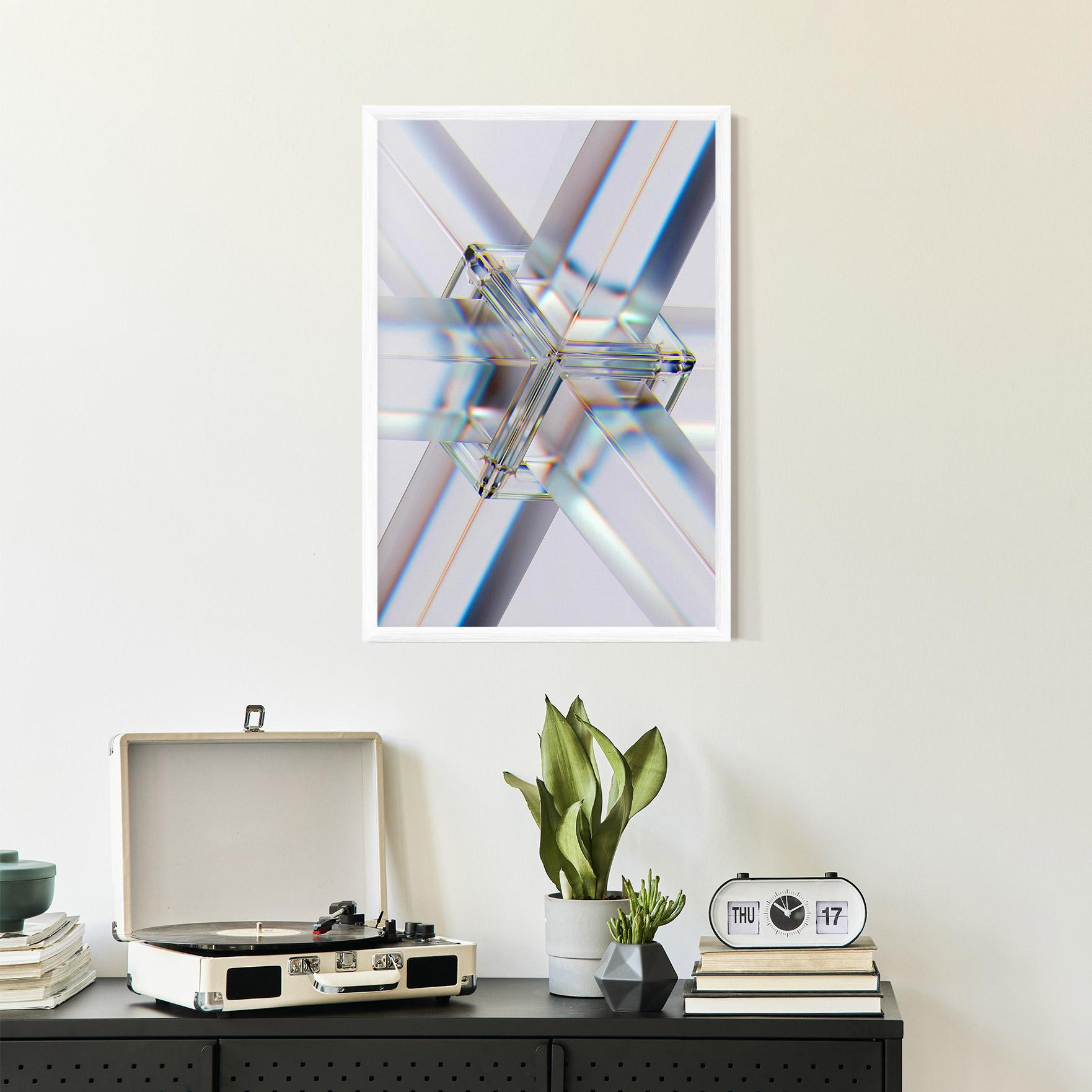 Gerahmte Poster Glass Shape mockup 2