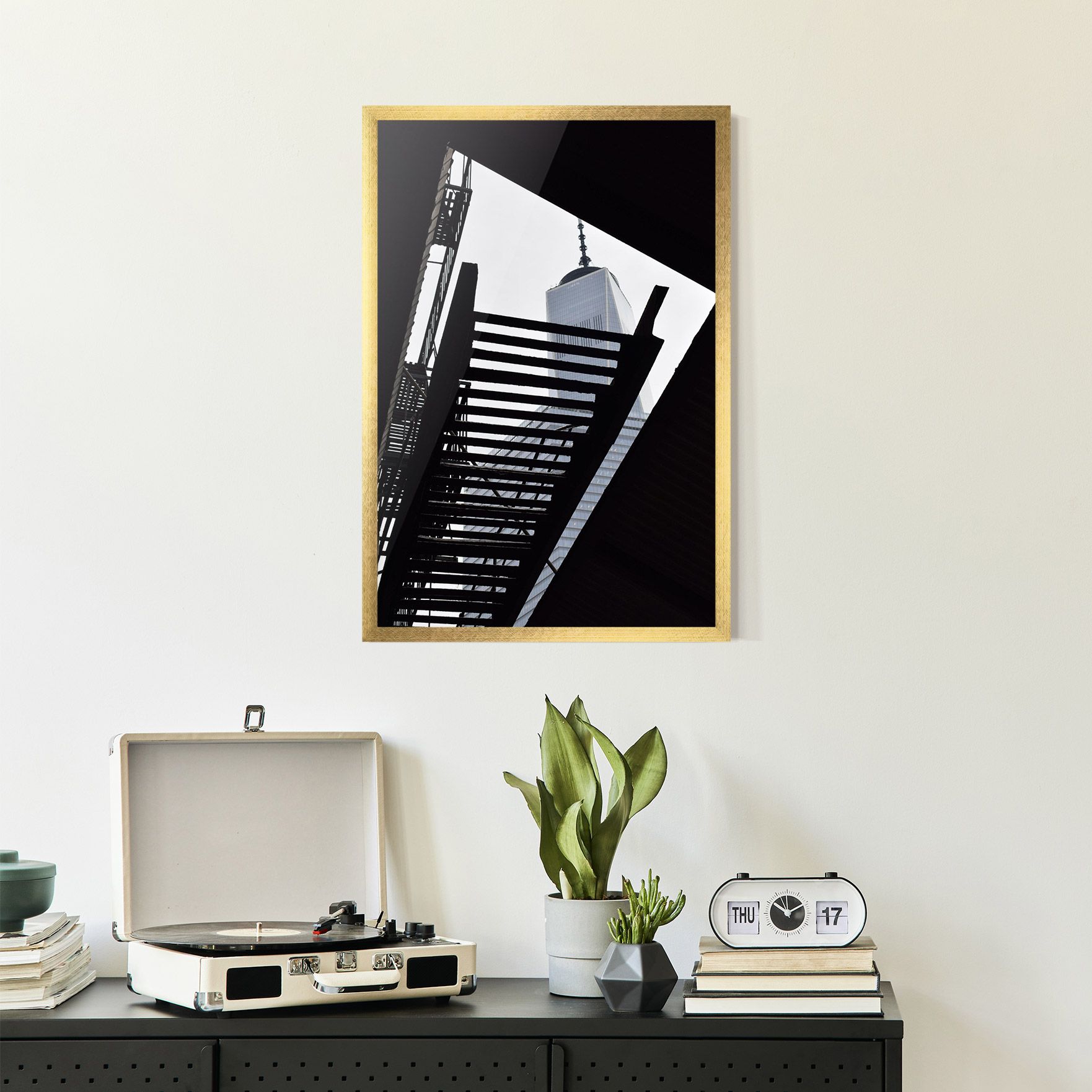 Black Stairs Floating mockup 2