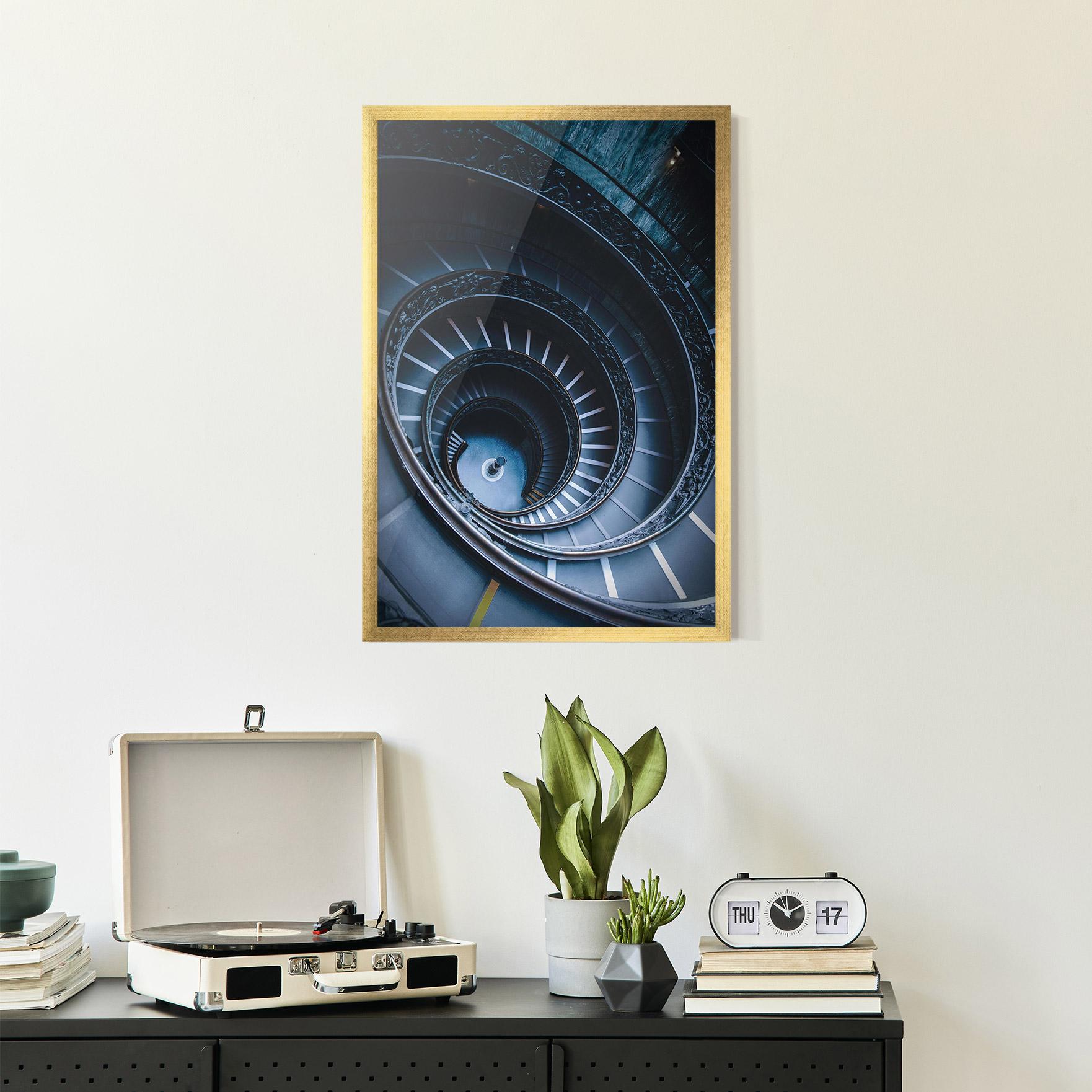 Gerahmte Poster Spiral Museum mockup 2