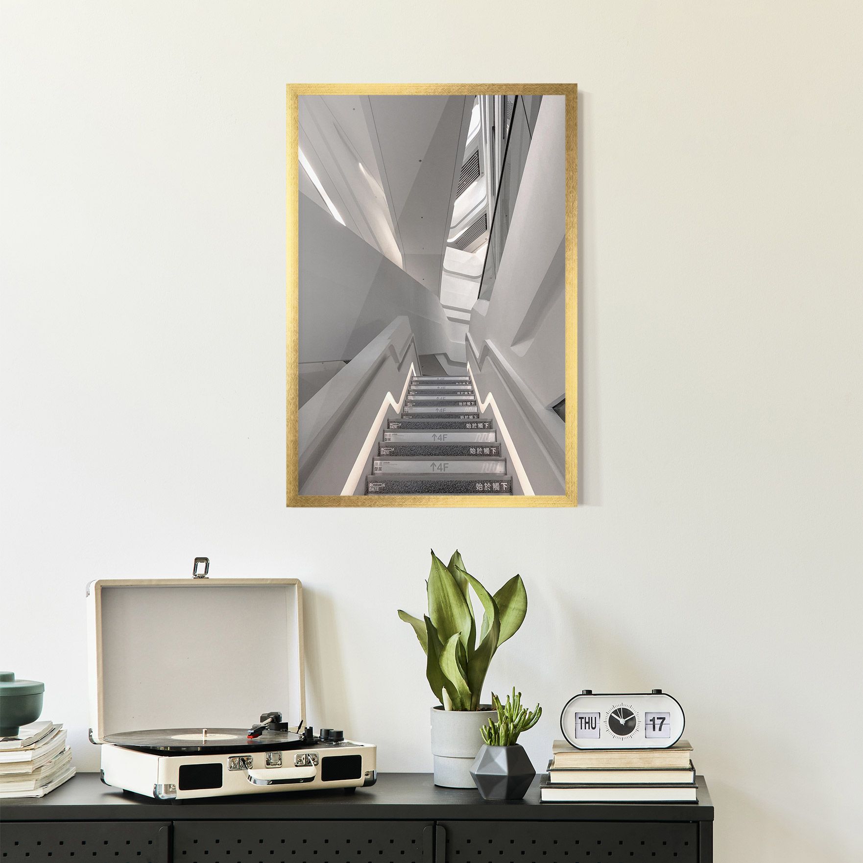 White Line Stairs mockup 2