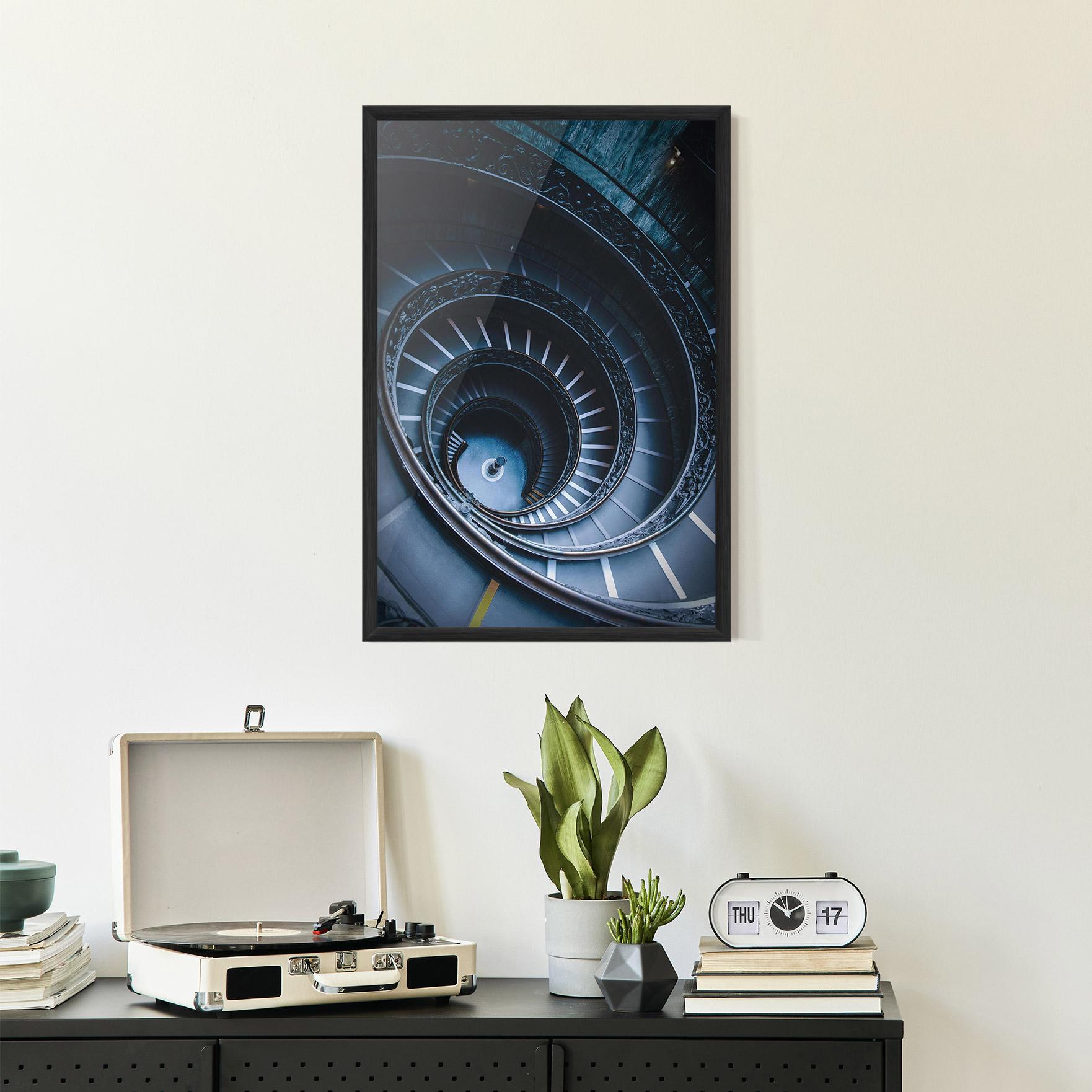 Gerahmte Poster Spiral Museum mockup 2