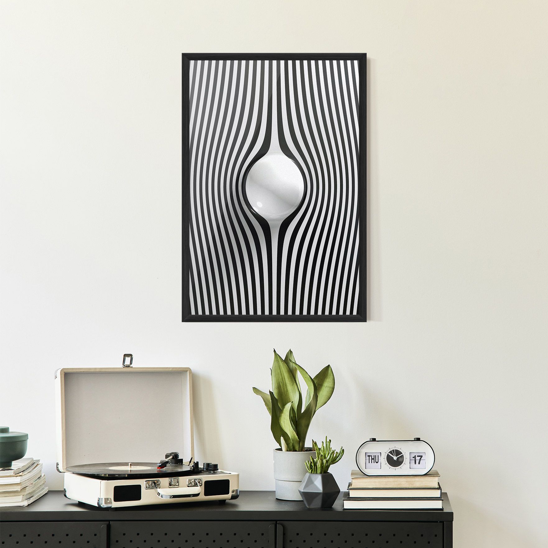 White Ball Lines mockup 2