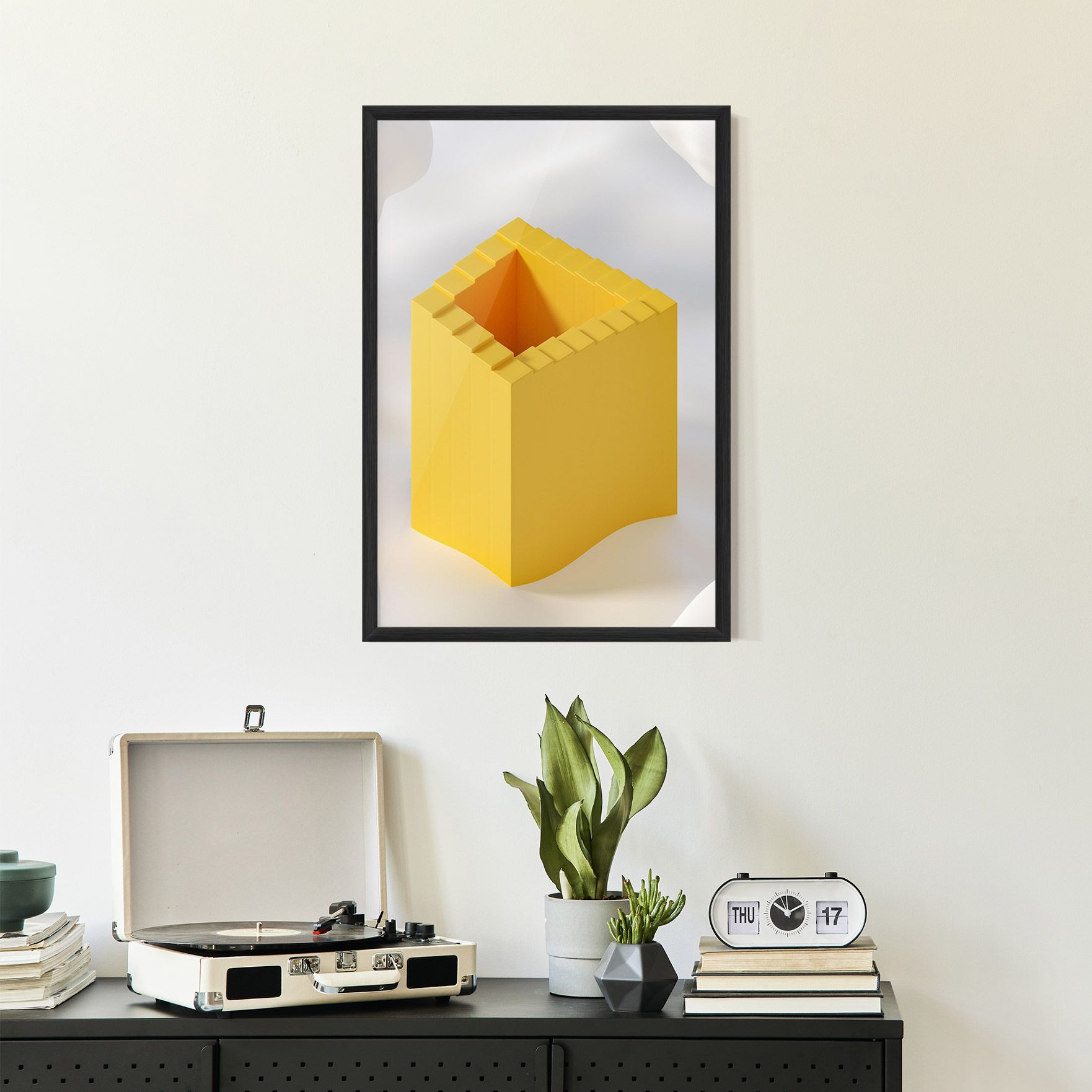 Yellow Shape mockup 2
