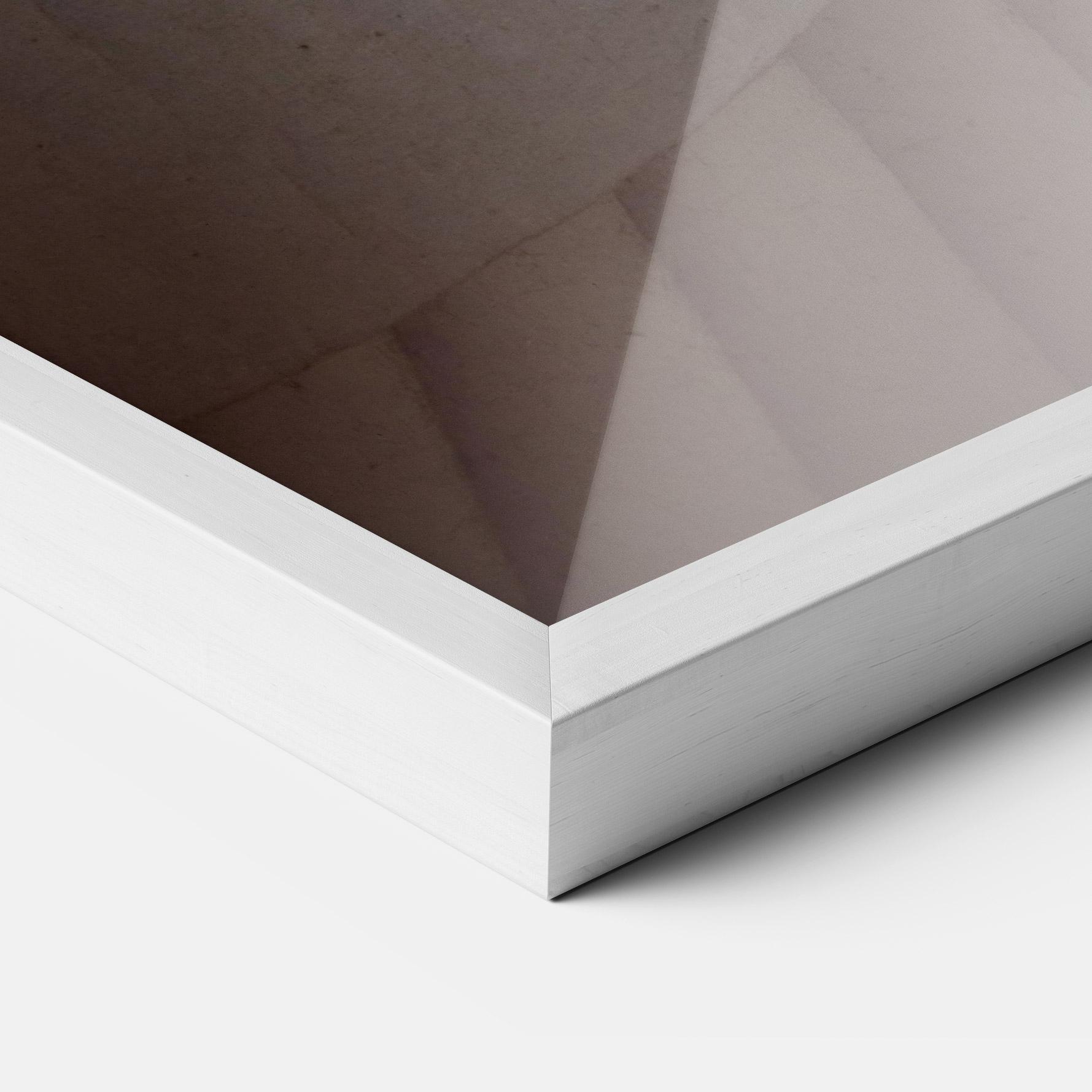 Gerahmte Poster Spiral Cream Stairs mockup 3