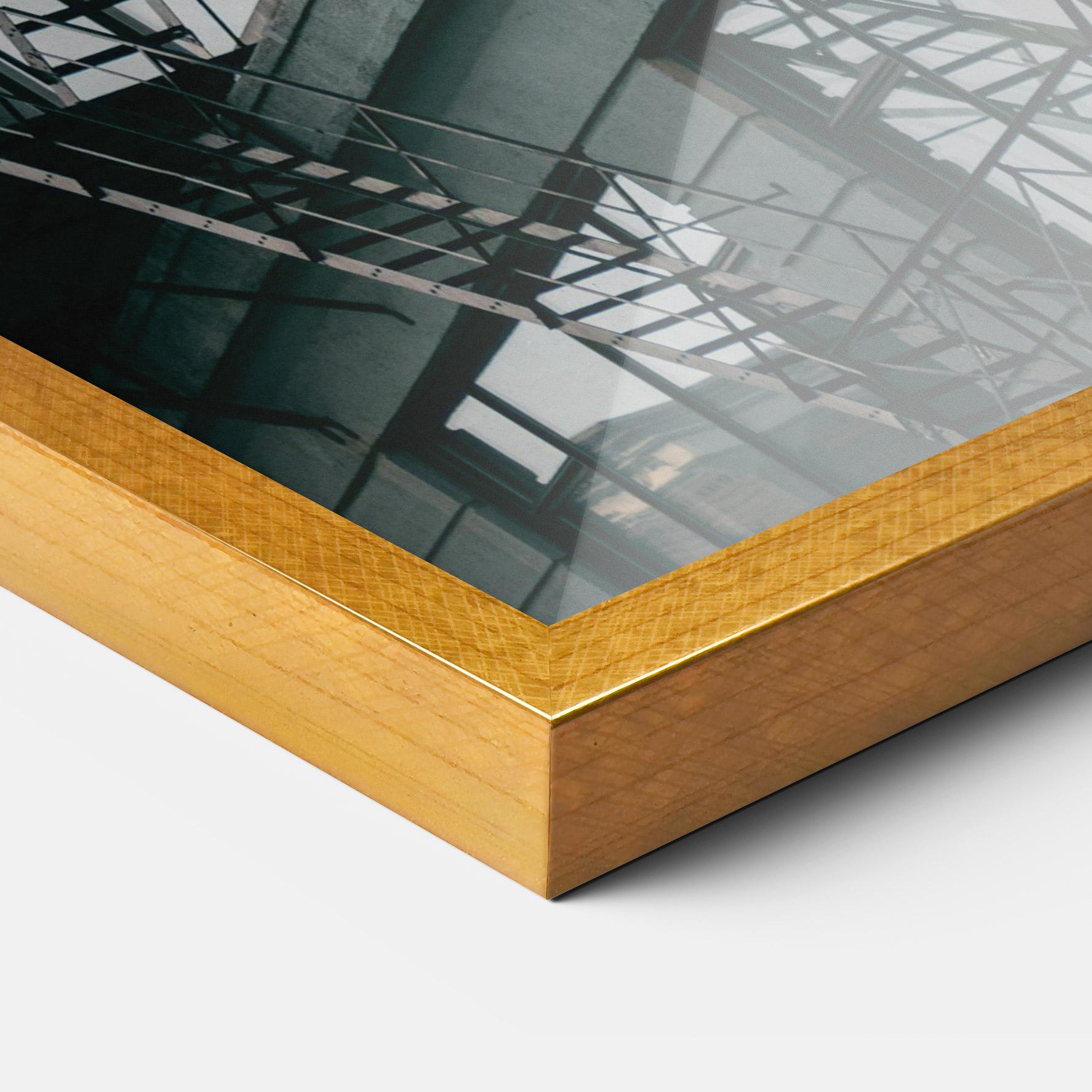 Gerahmte Poster Building Stairs mockup 3