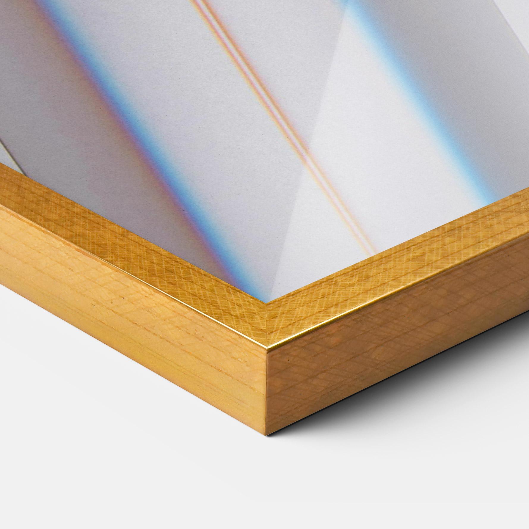 Gerahmte Poster Glass Shape mockup 3