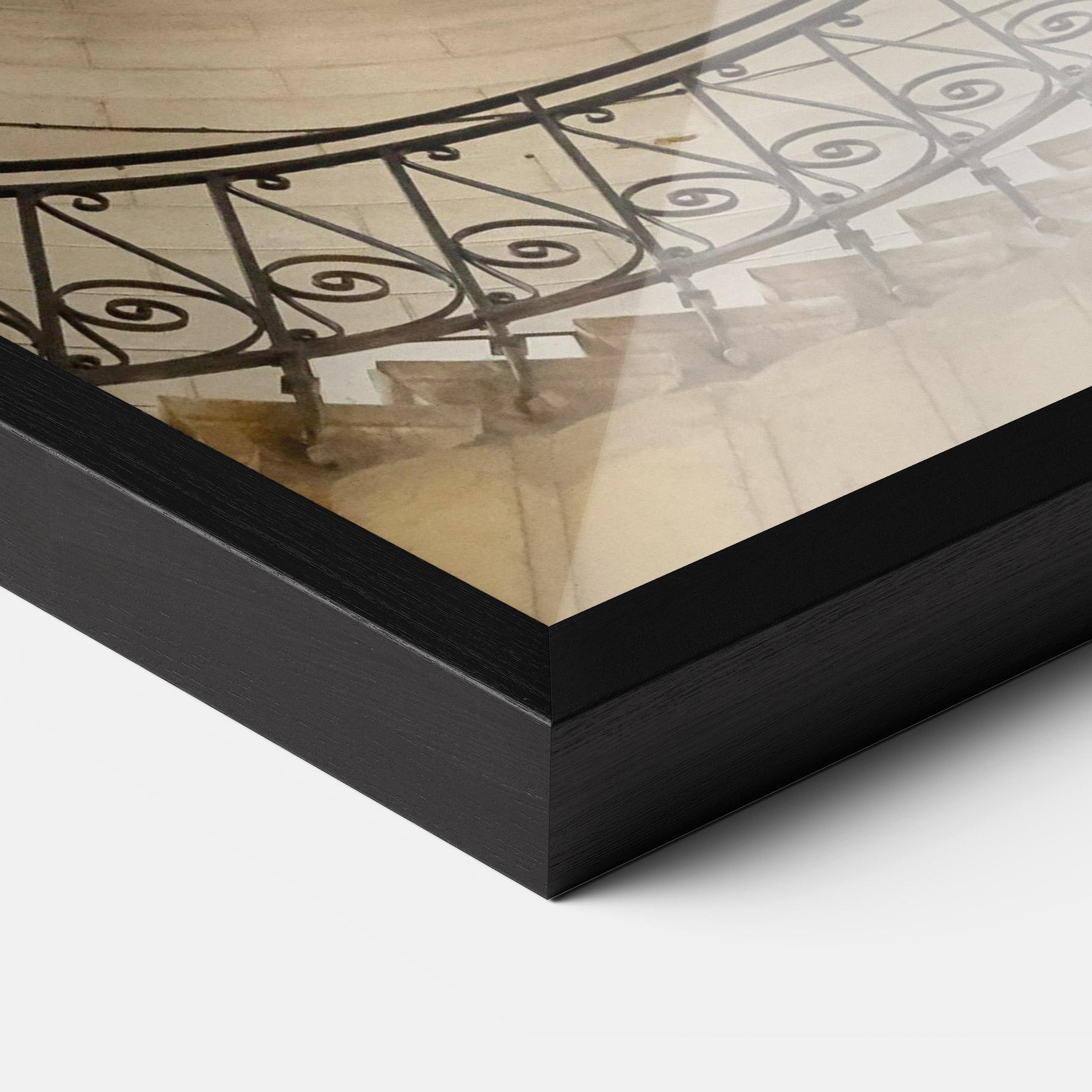 Gerahmte Poster Cream Down Stairs mockup 3