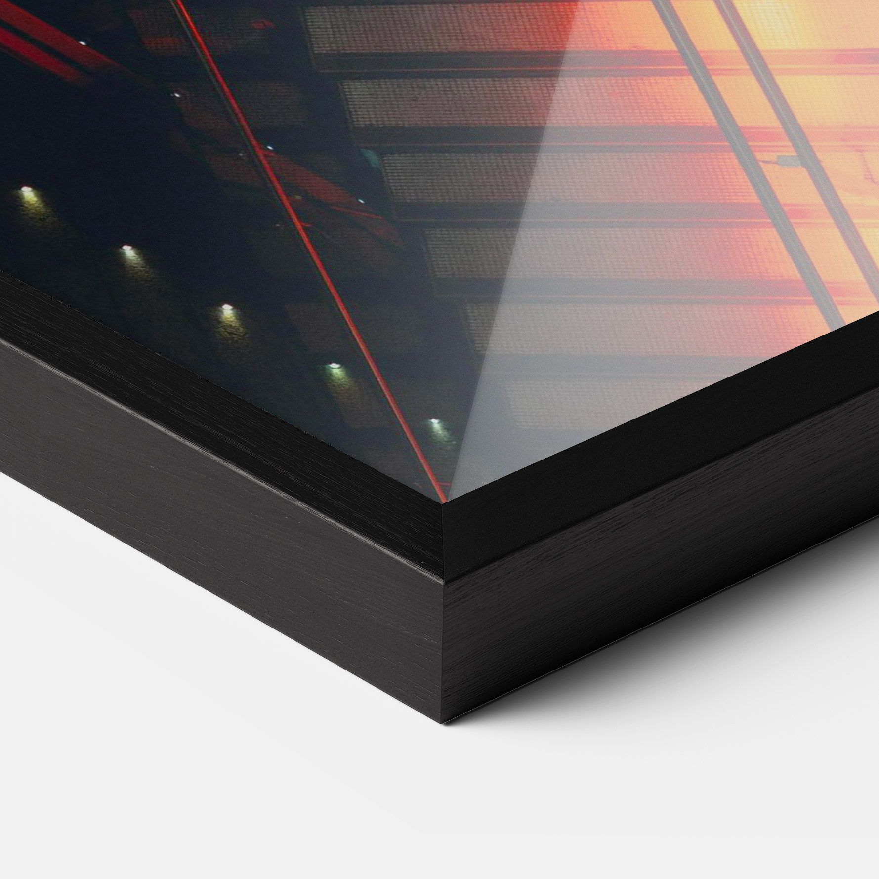 Orange Light Stairs mockup 3
