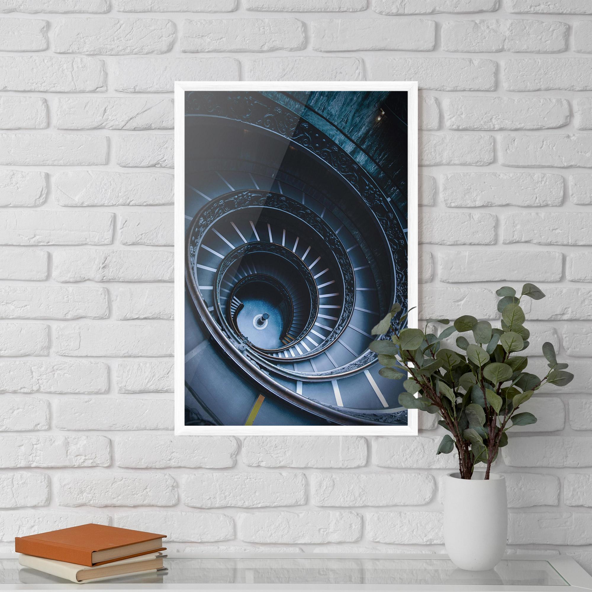 Gerahmte Poster Spiral Museum mockup 5