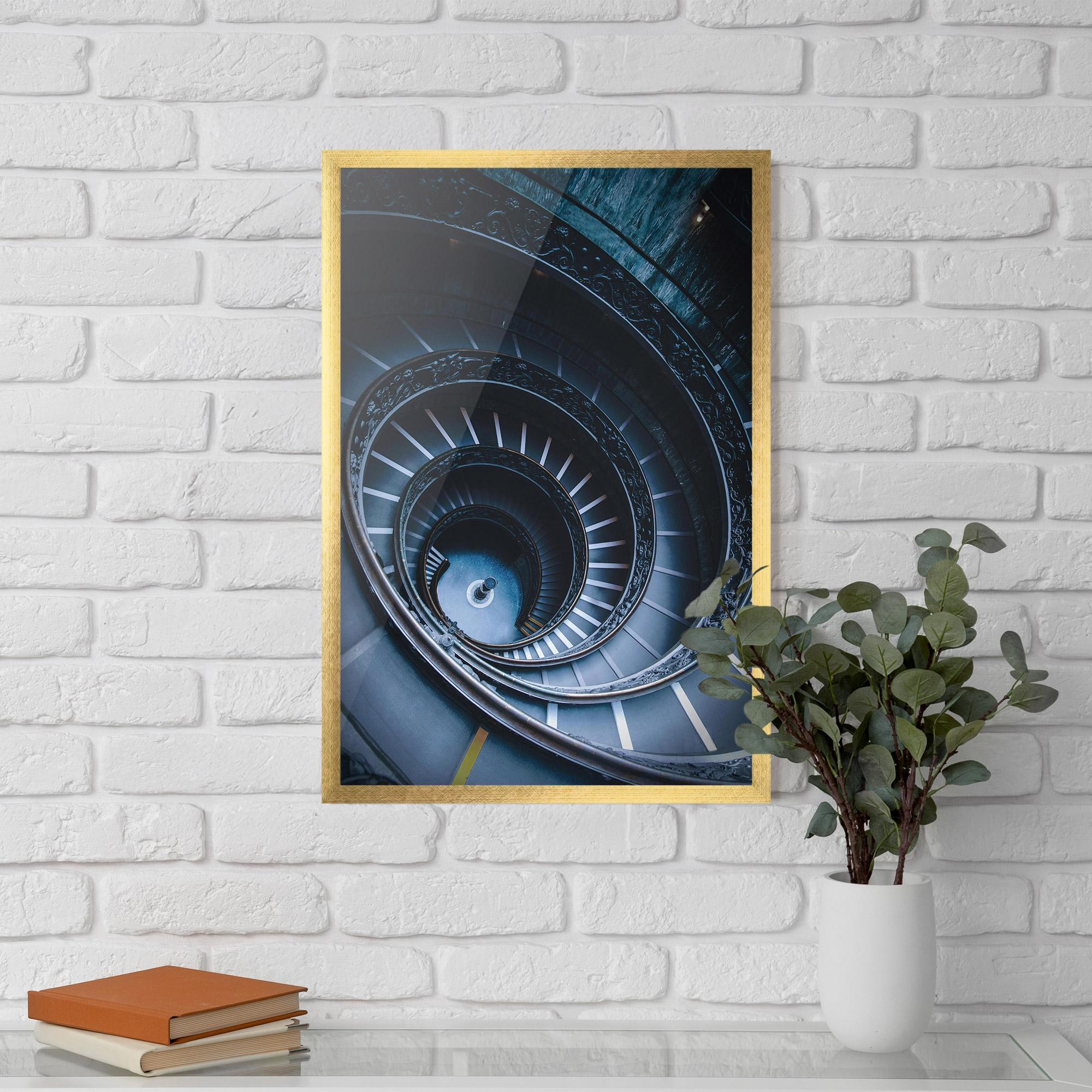 Gerahmte Poster Spiral Museum mockup 5