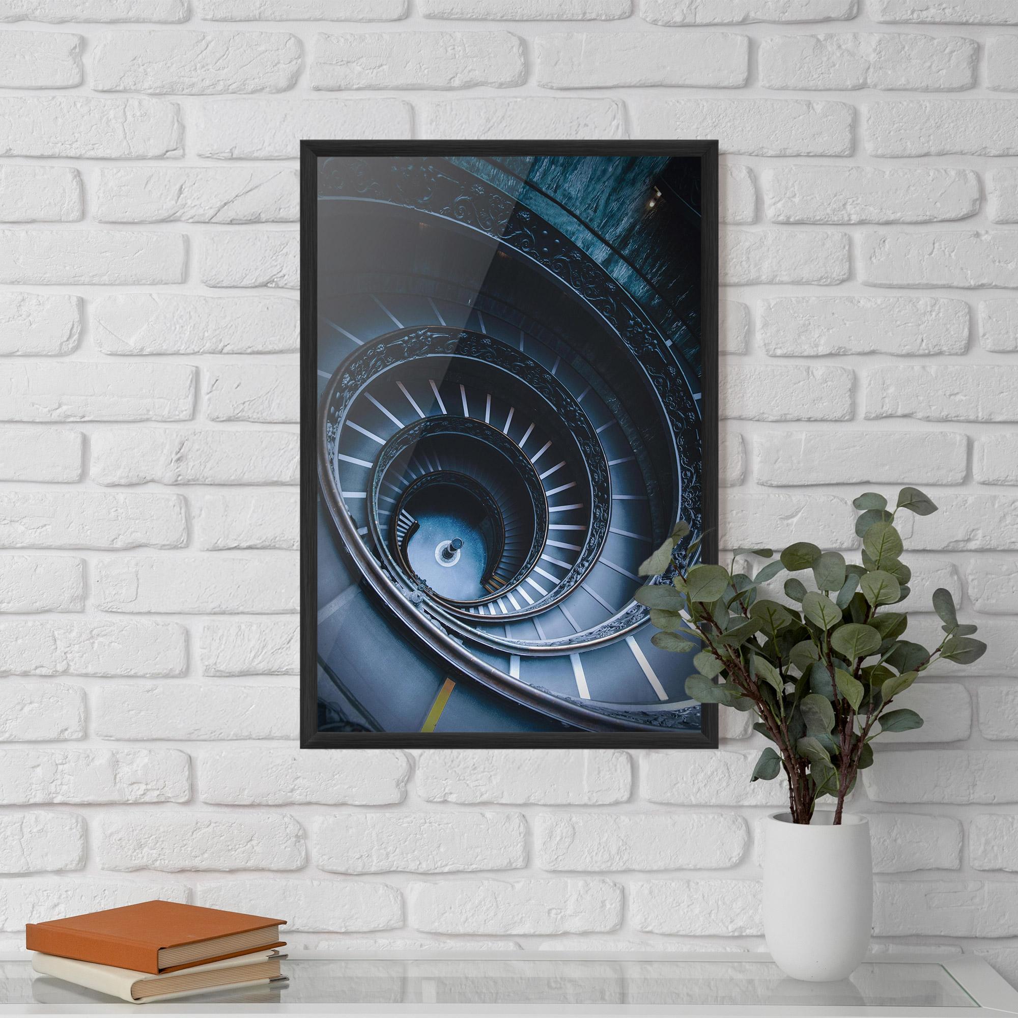 Gerahmte Poster Spiral Museum mockup 5